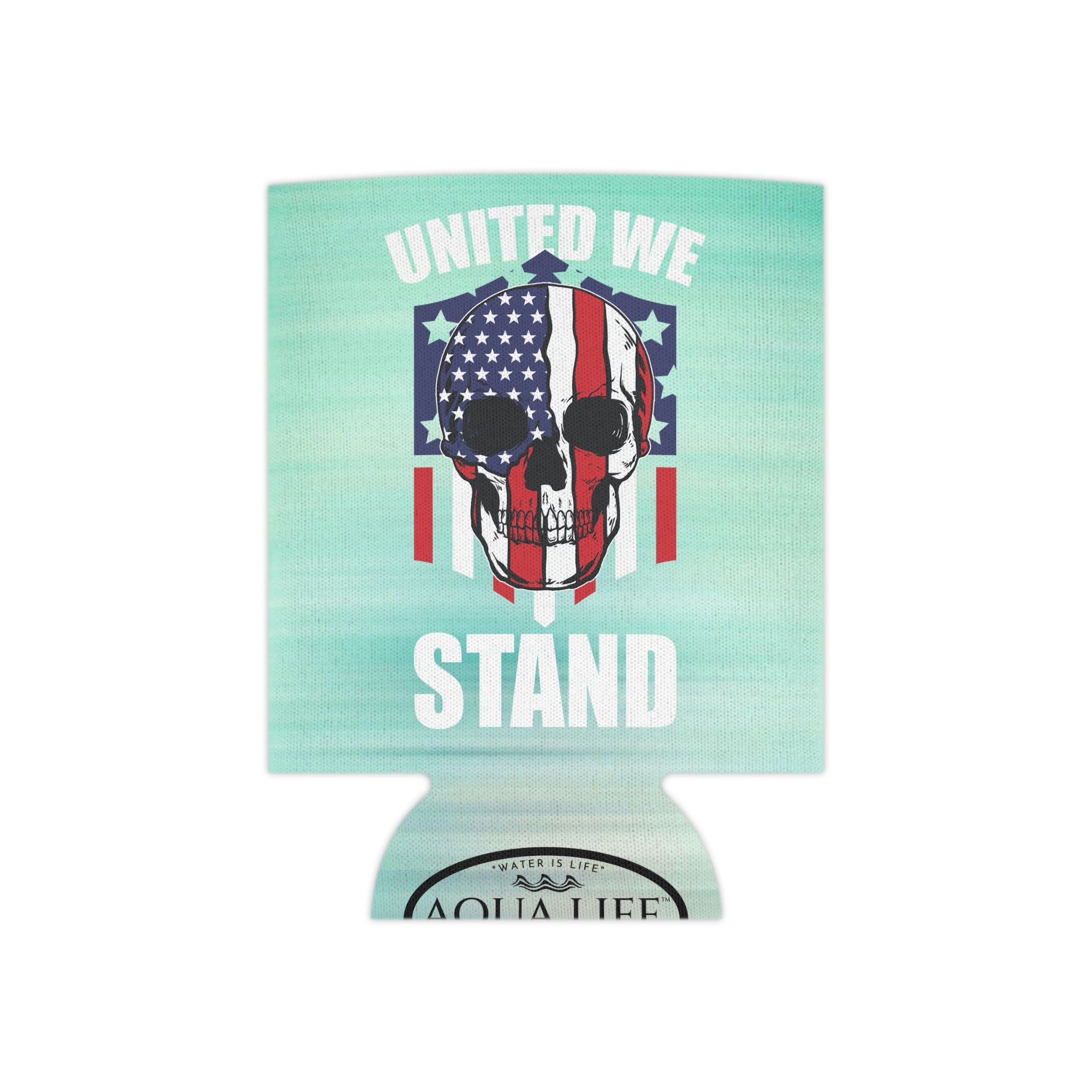 Aqua Life™ ~ Patriotic Series ~ United We Stand ~ USA Marlin ~ Slim & Regular Can Koozie