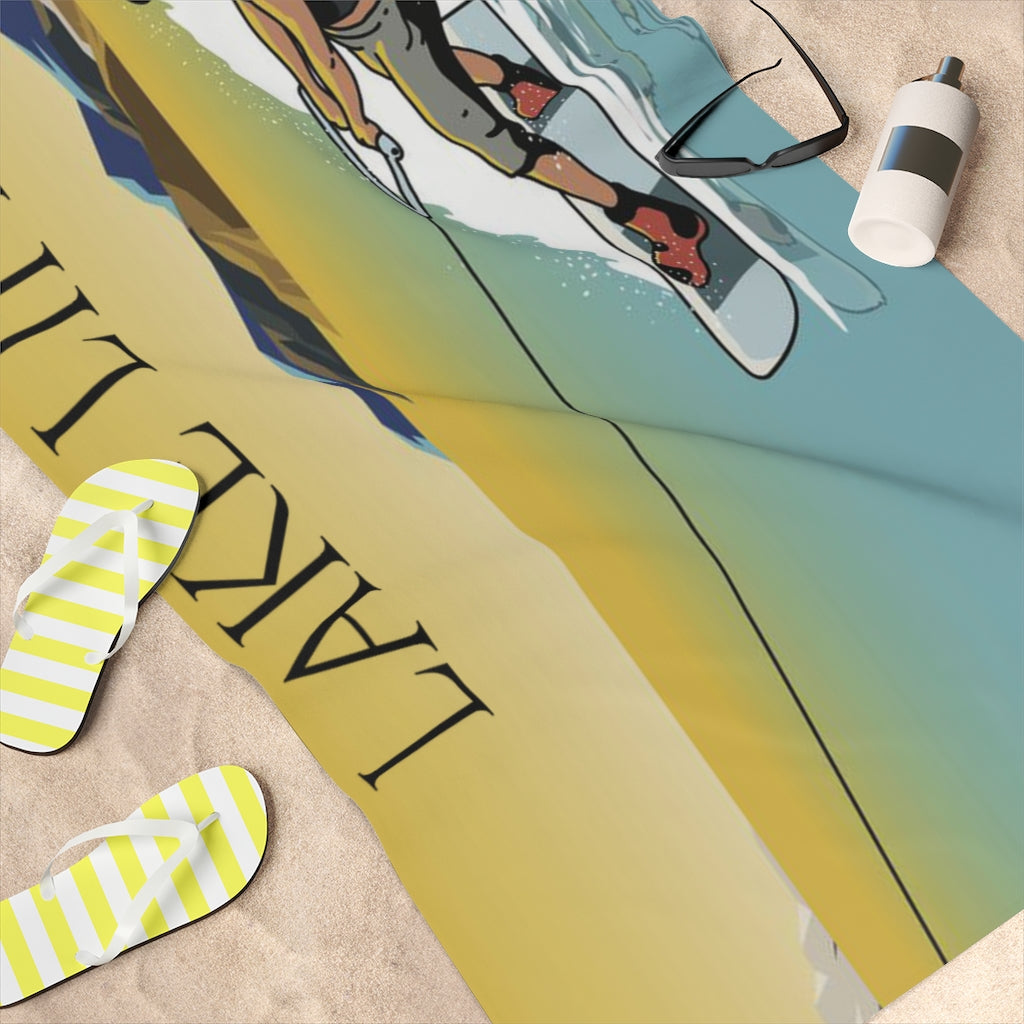 Lake Life ~ Beach Towel, 30x60