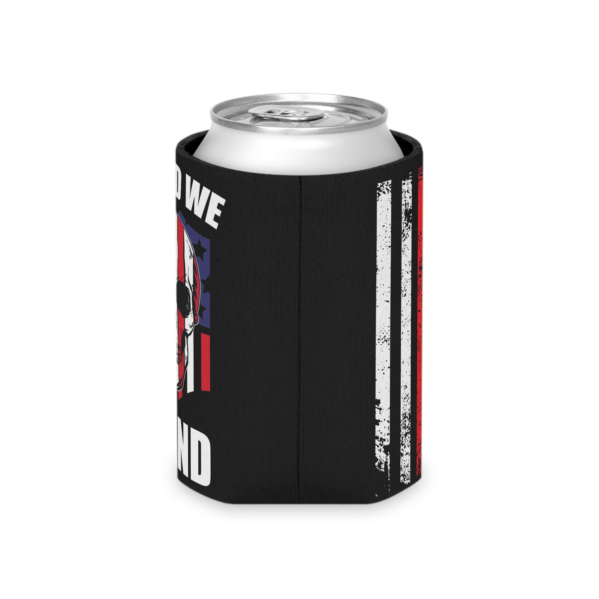 Aqua Life™ ~ Patriotic Series ~ United We Stand - USA Flag~Red Stripe ~ Slim & Regular Can Koozie