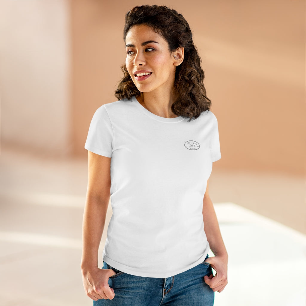 Women's Midweight Cotton Tee - Beach Tee