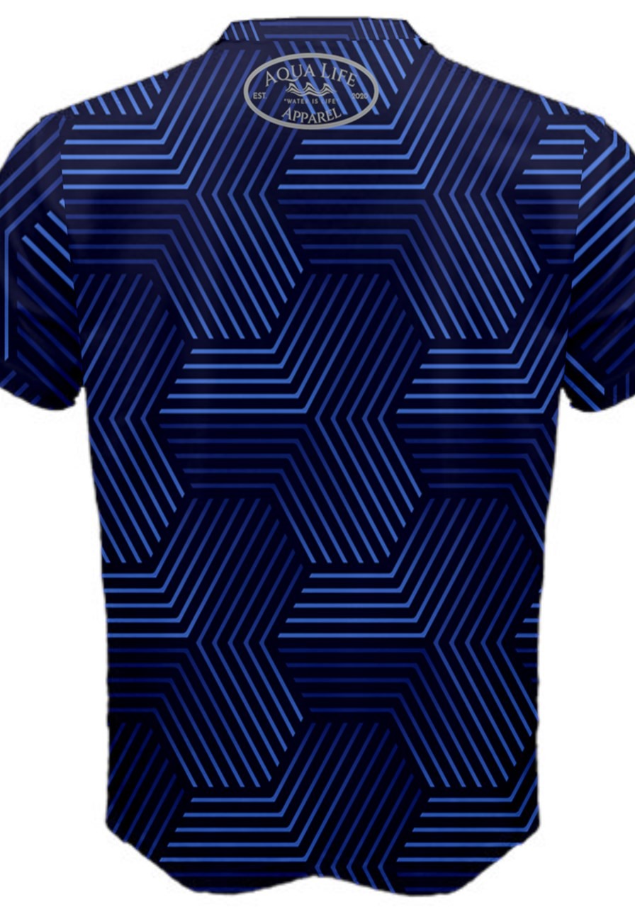 Mens AOP Blue-Tec Short Sleeve 90-10 Men's Cotton Tee