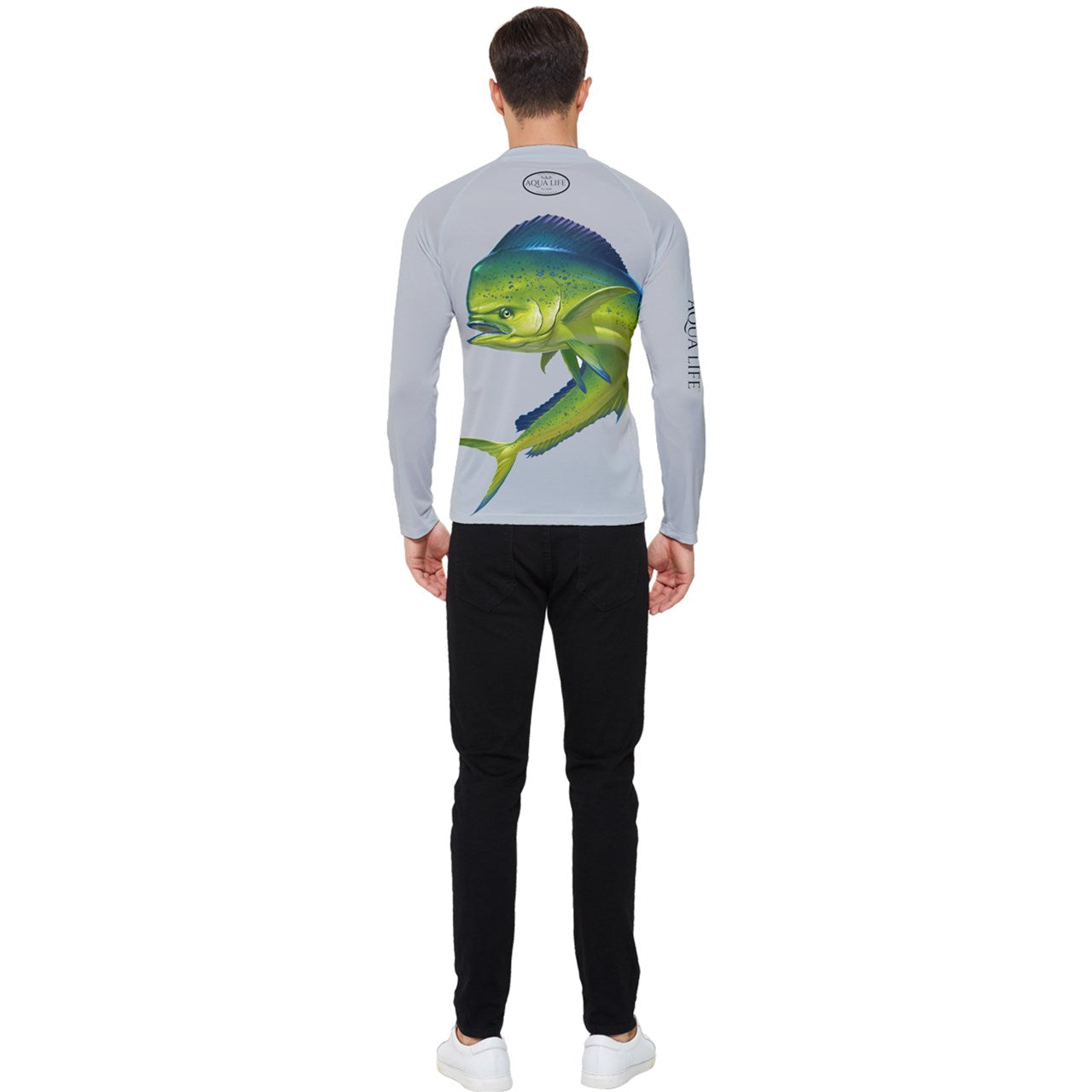 Aqua Life™ Silver Strand Men's Rash Guard ~ Long Sleeve ~ Choose Your Design!