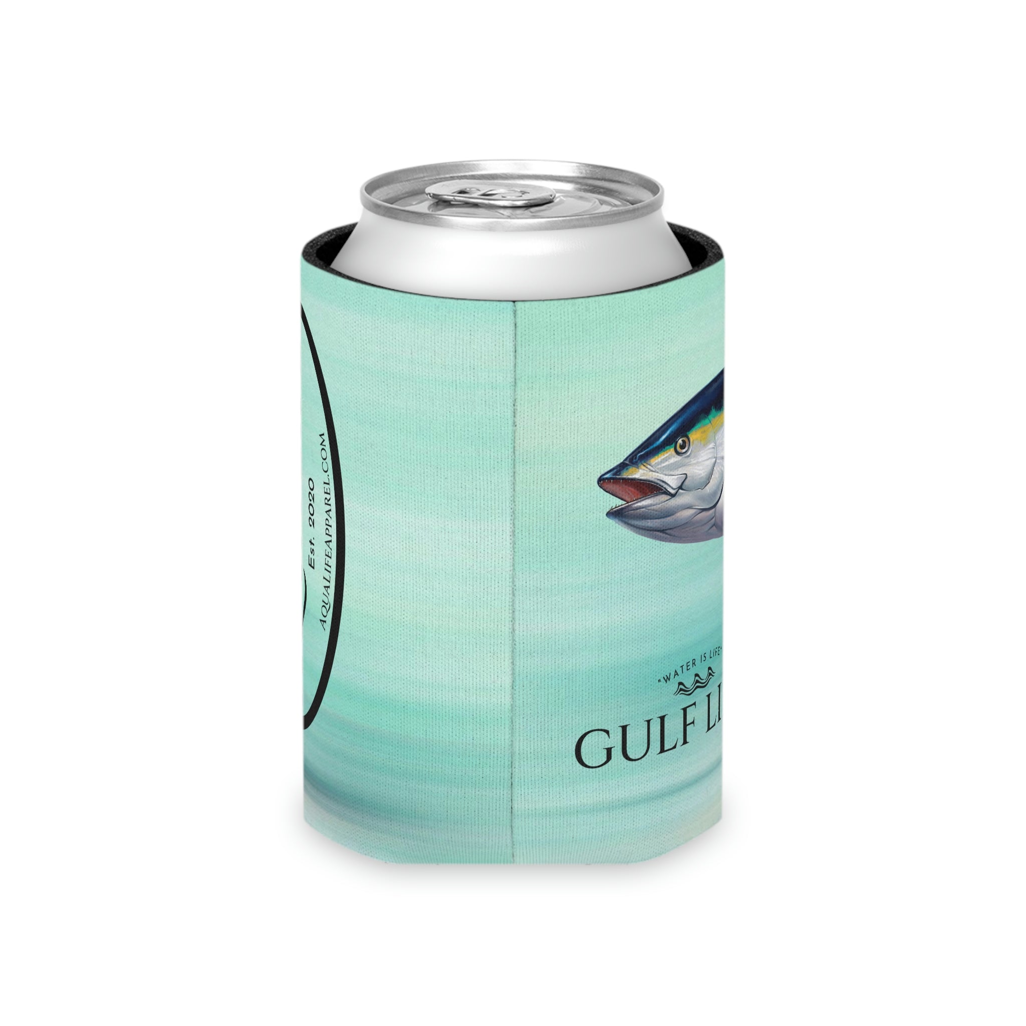 Gulf Life™ ~ Blackfin Tuna ~ Slim Can & Regular Size Koozie