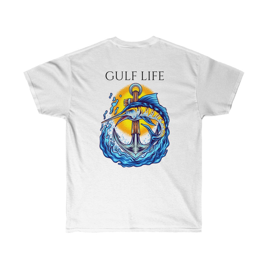 GULF LIFE ~ Grand Marlin ~ Classic Cotton Men's Tee ~ Unisex