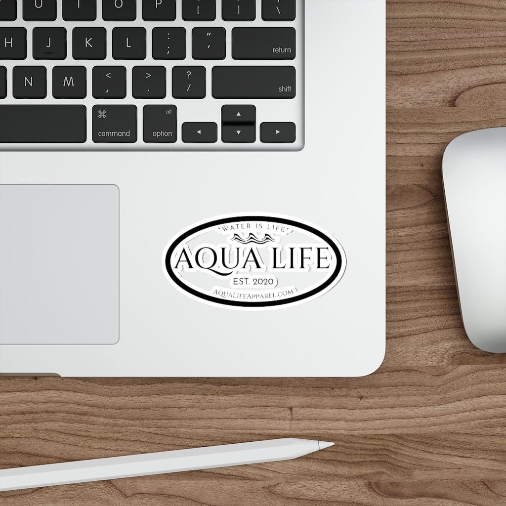 Aqua Life Apparel ~ Die-cut Sticker