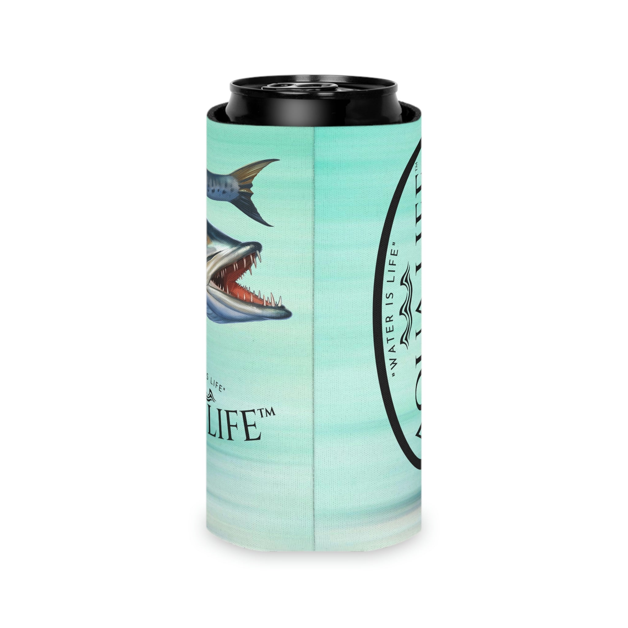 Gulf Life™ ~ Barracuda ~ Slim Can & Regular Size Koozie