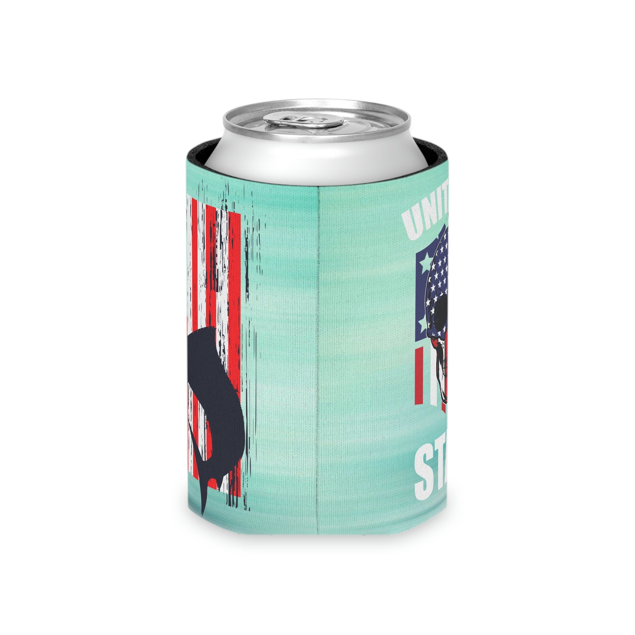 Aqua Life™ ~ Patriotic Series ~ United We Stand ~ USA Marlin ~ Slim & Regular Can Koozie