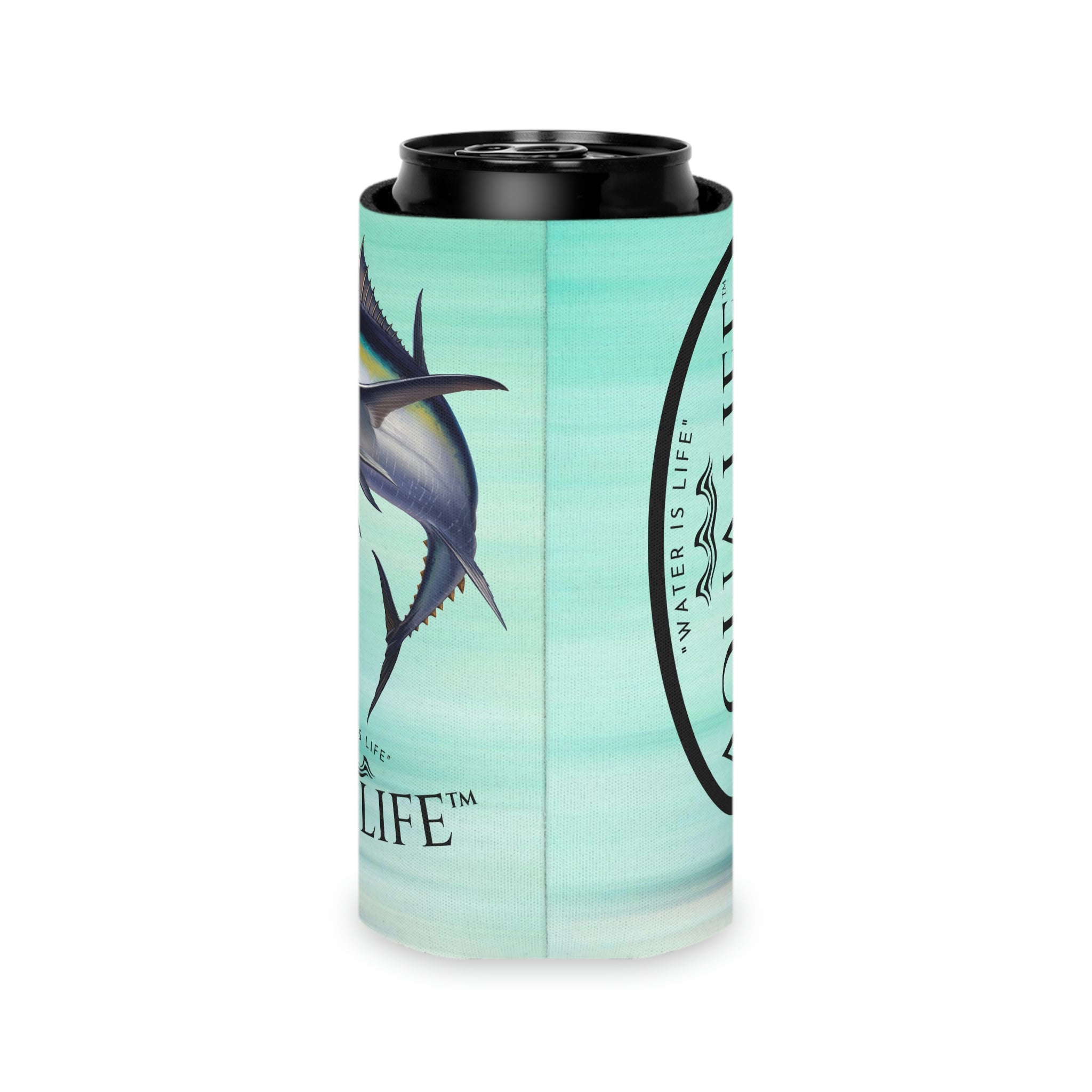 Gulf Life™ ~ Blackfin Tuna ~ Slim Can & Regular Size Koozie