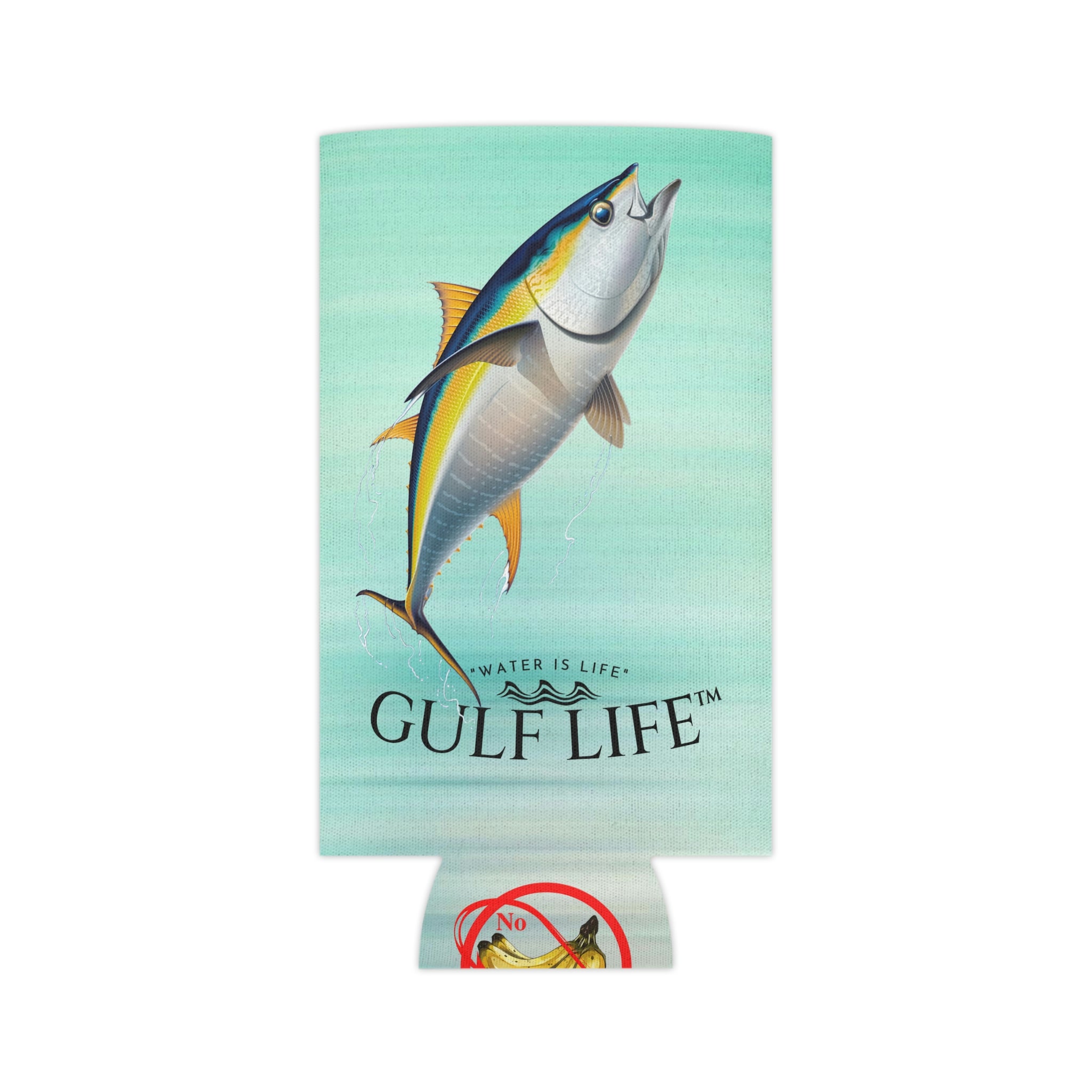 Gulf Life™ ~ Yellowfin Tuna ~ Slim Can & Regular Size Koozie