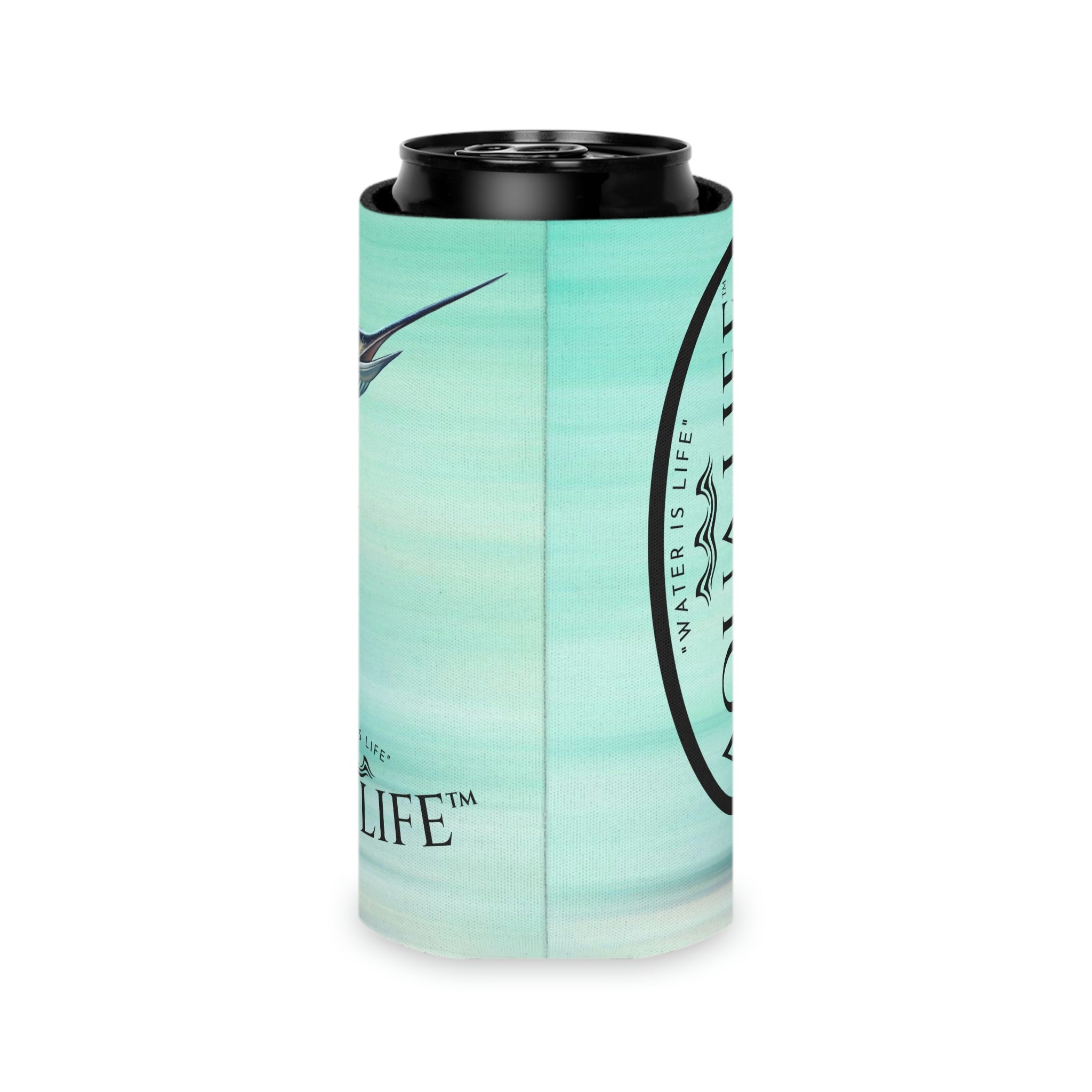 Gulf Life™ ~ Striped Marlin ~ Slim Can & Regular Size Koozie