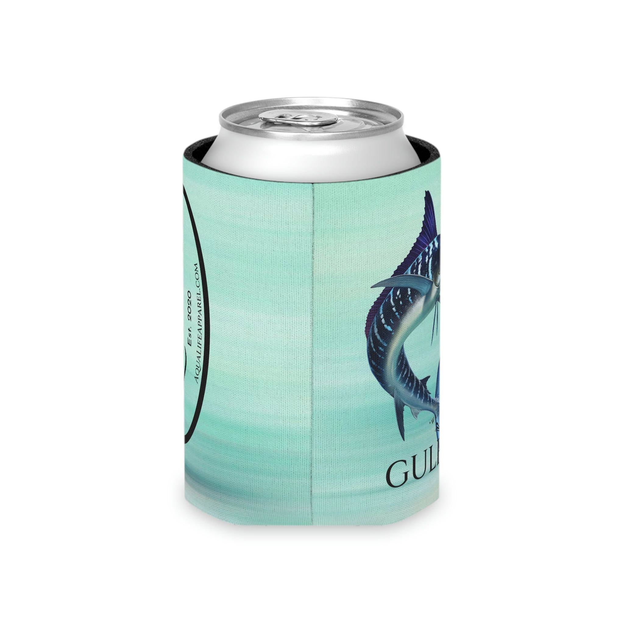 Gulf Life™ ~ Striped Marlin ~ Slim Can & Regular Size Koozie