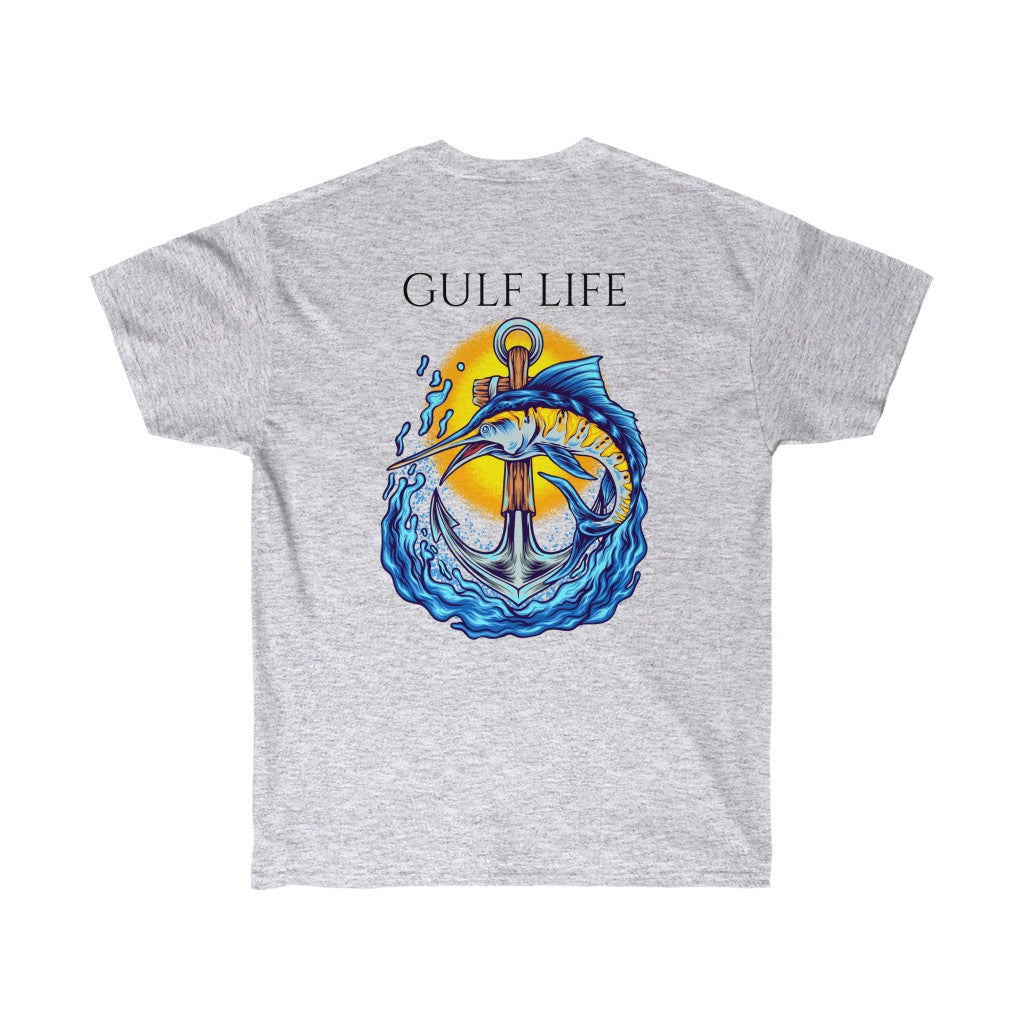 GULF LIFE ~ Grand Marlin ~ Classic Cotton Men's Tee ~ Unisex