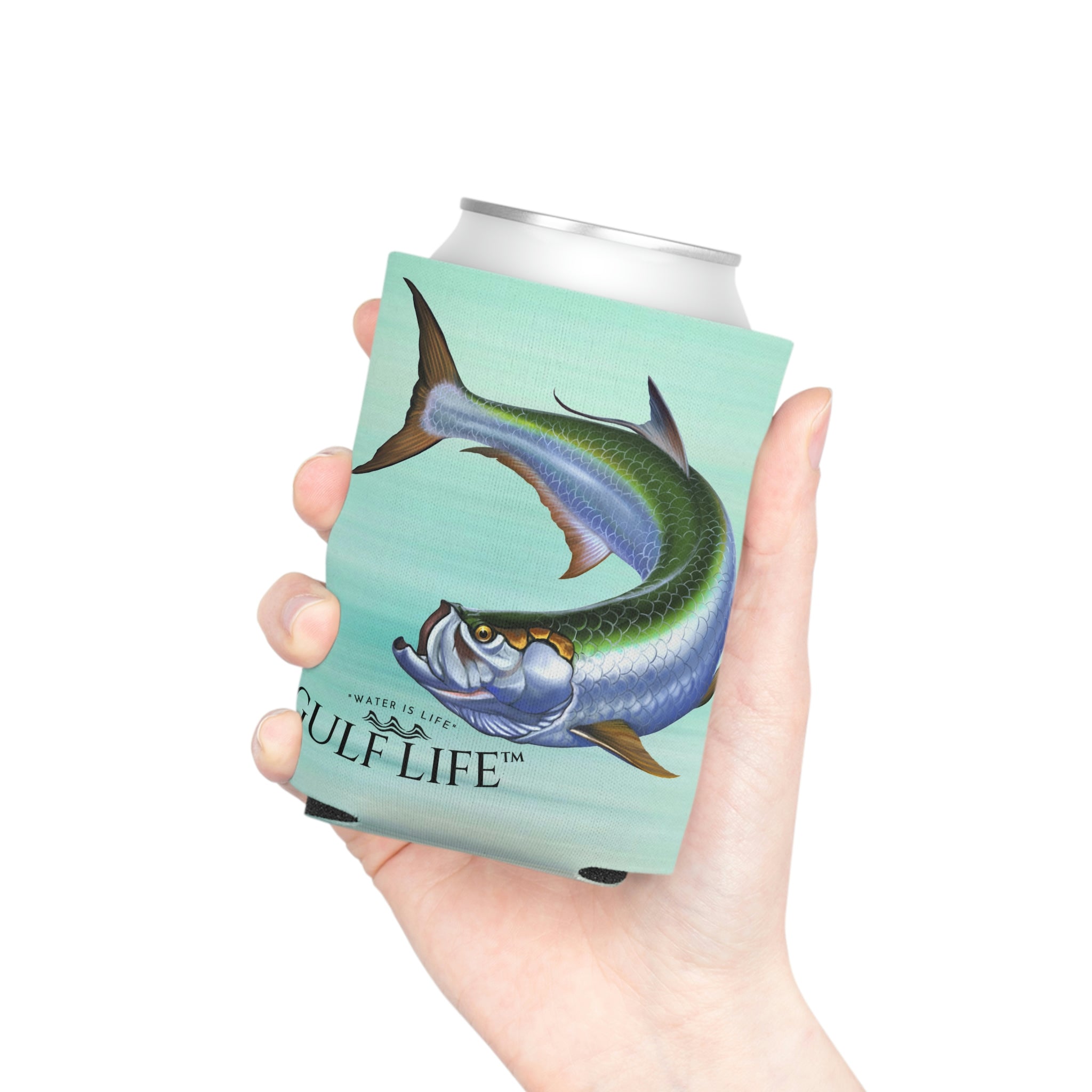 Gulf Life™ ~ Tarpon ~ Slim Can & Regular Size Koozie