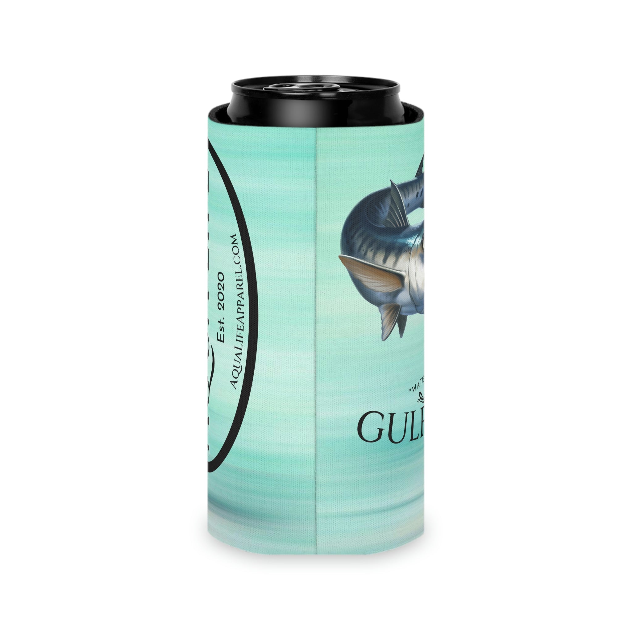 Gulf Life™ ~ Barracuda ~ Slim Can & Regular Size Koozie