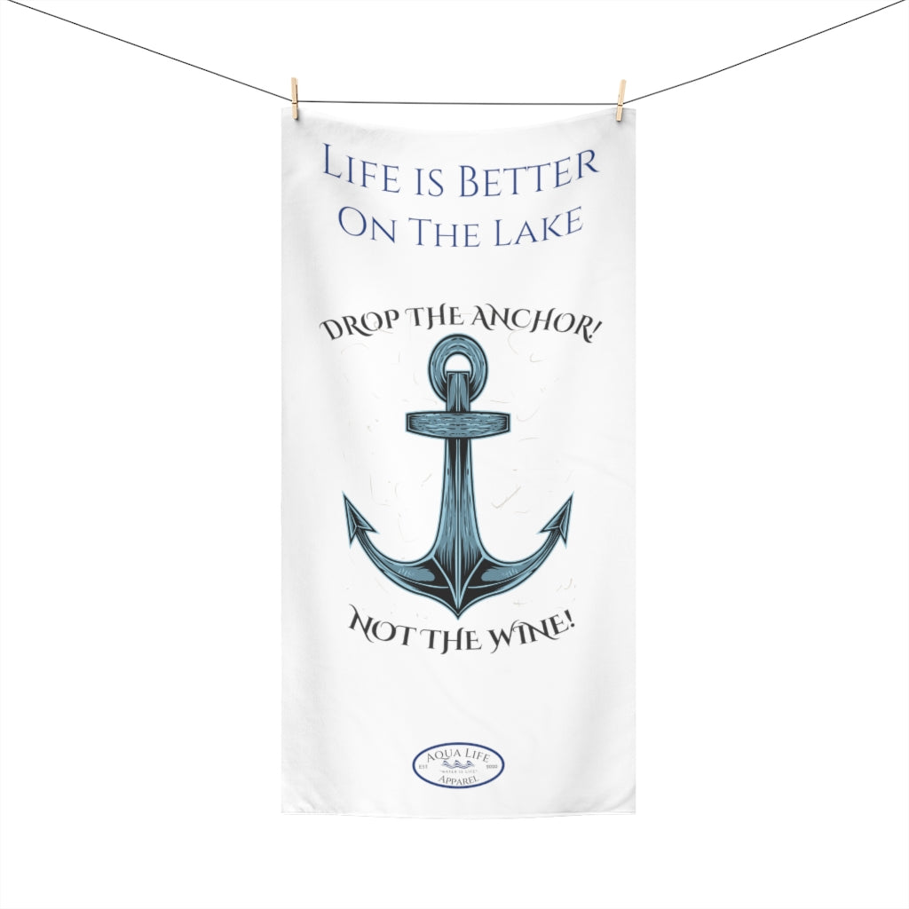 Life Is Better On The Lake ~ Beach Towel, 30x60