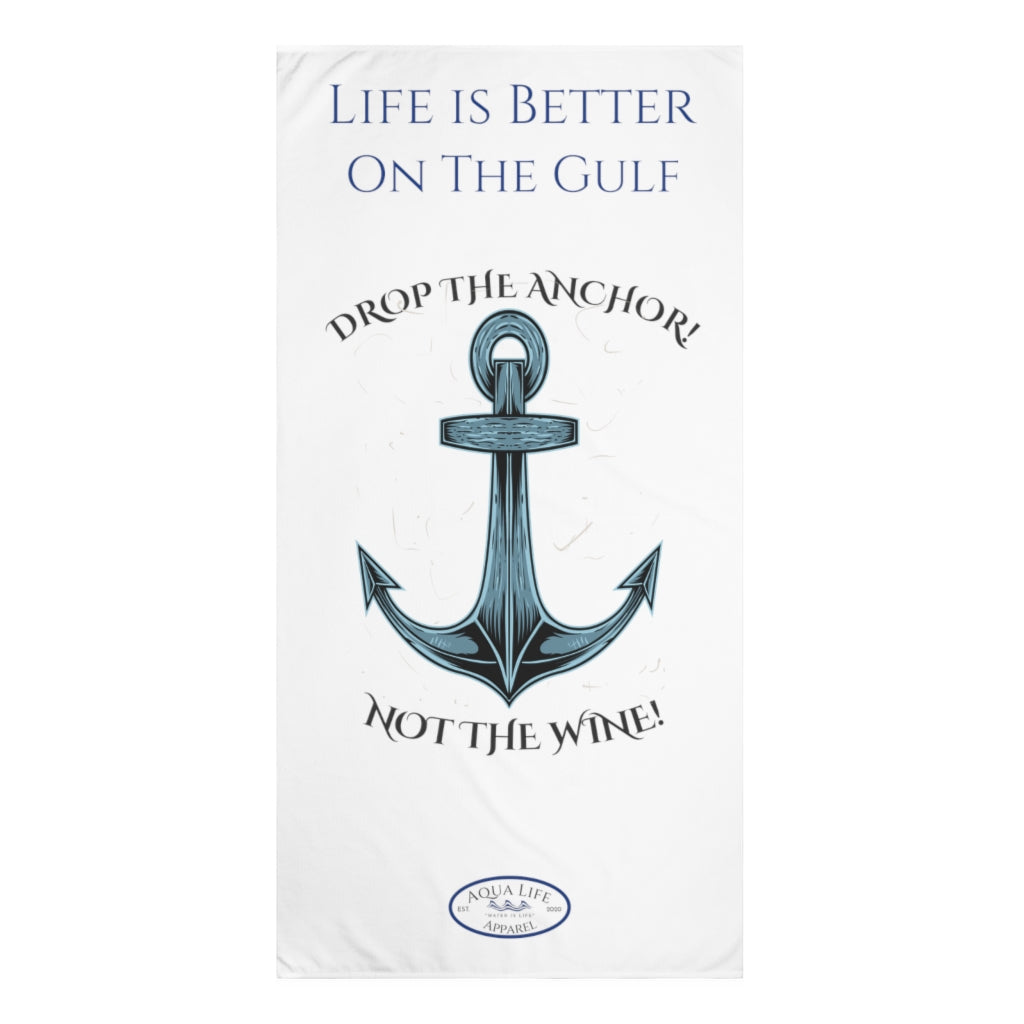 Life Is Better On The Gulf ~ Beach Towel, 30x60