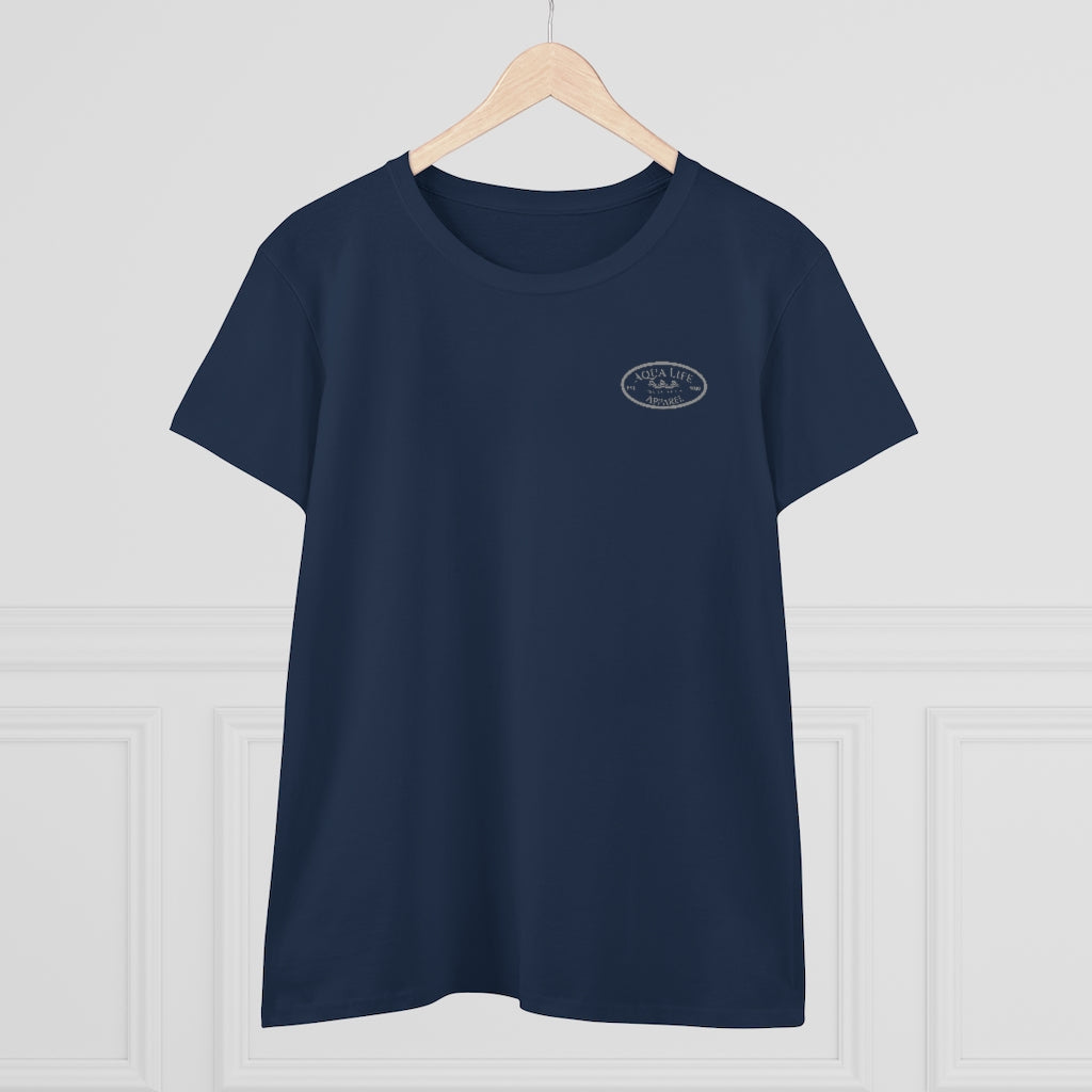 Women's Midweight Cotton Tee - Beach Tee