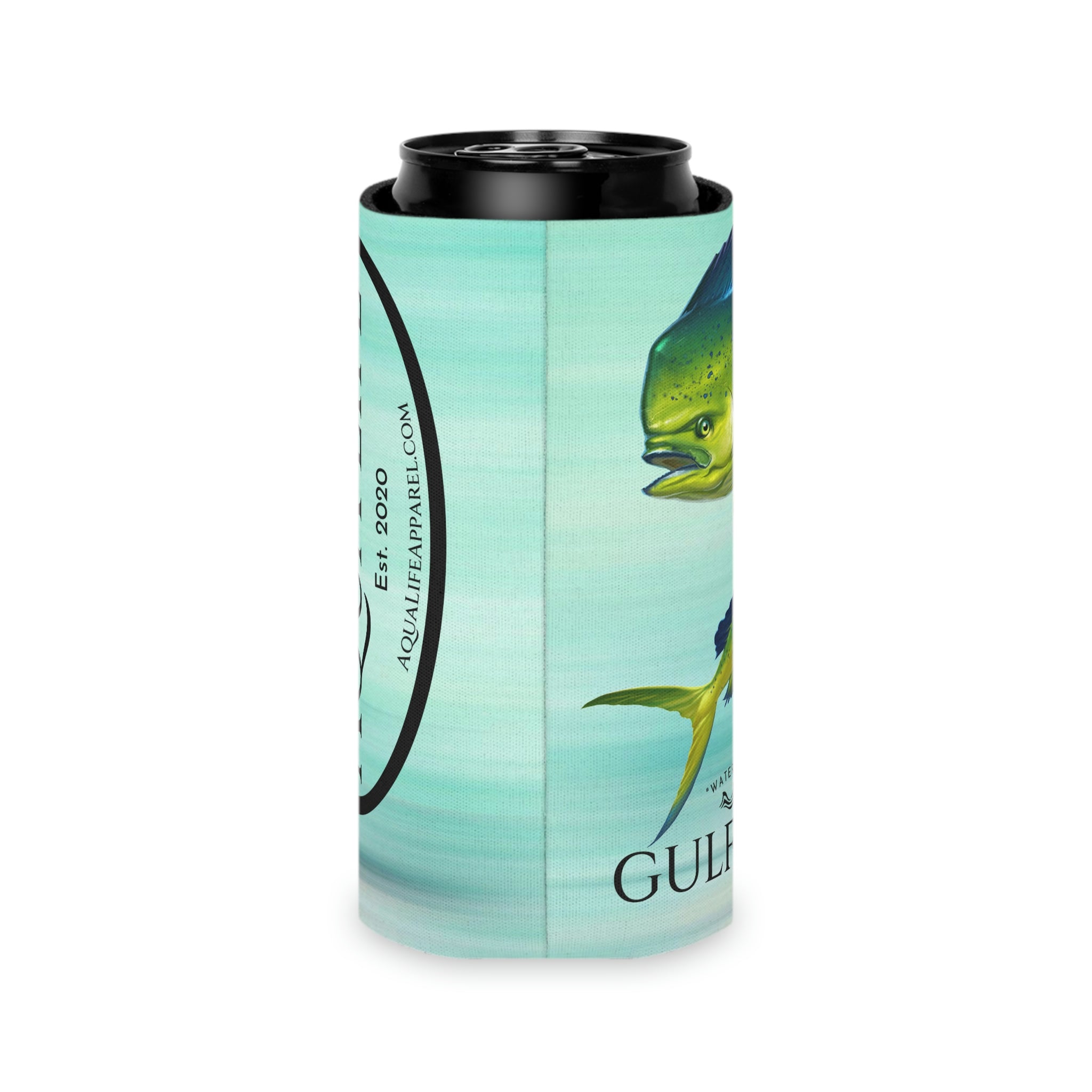 Gulf Life™ ~ Mahi ~ Slim Can & Regular Size Koozie