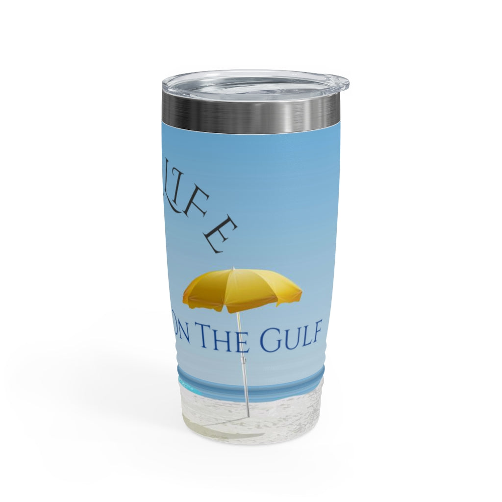 Aqua Life Ringneck Tumbler, 20oz ~ Life Is Better On The Gulf