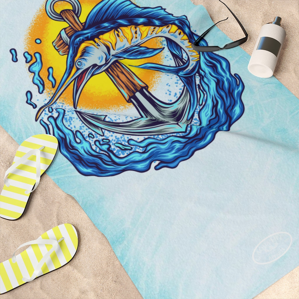 Aqua Life - Grand Marlin ~ Beach Towel, 30x60