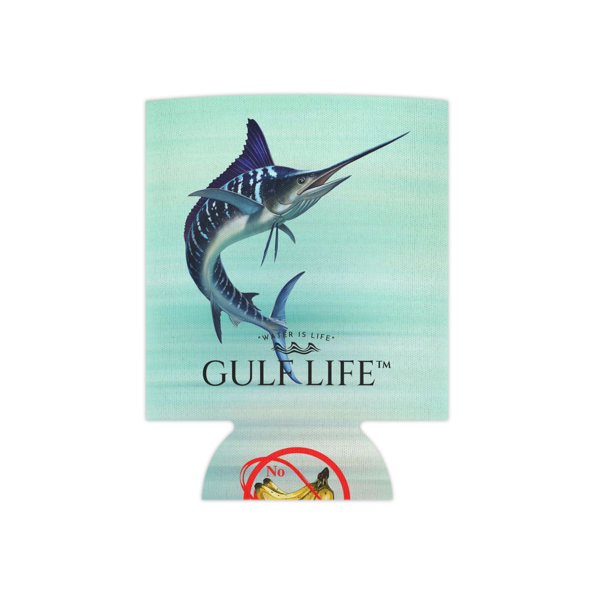 Gulf Life™ ~ Striped Marlin ~ Slim Can & Regular Size Koozie