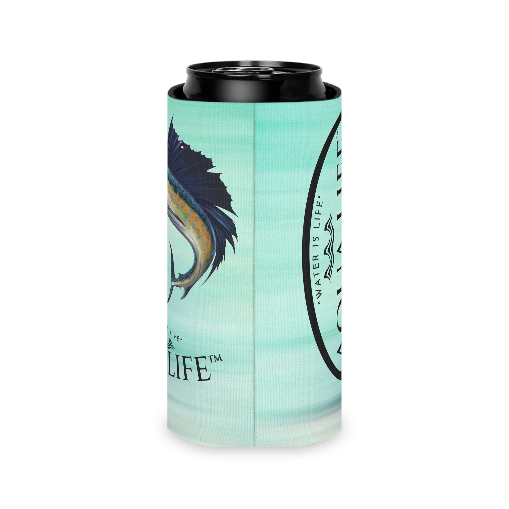 Gulf Life™ ~ Atlantic Sailfish ~ Slim Can & Regular Size Koozie