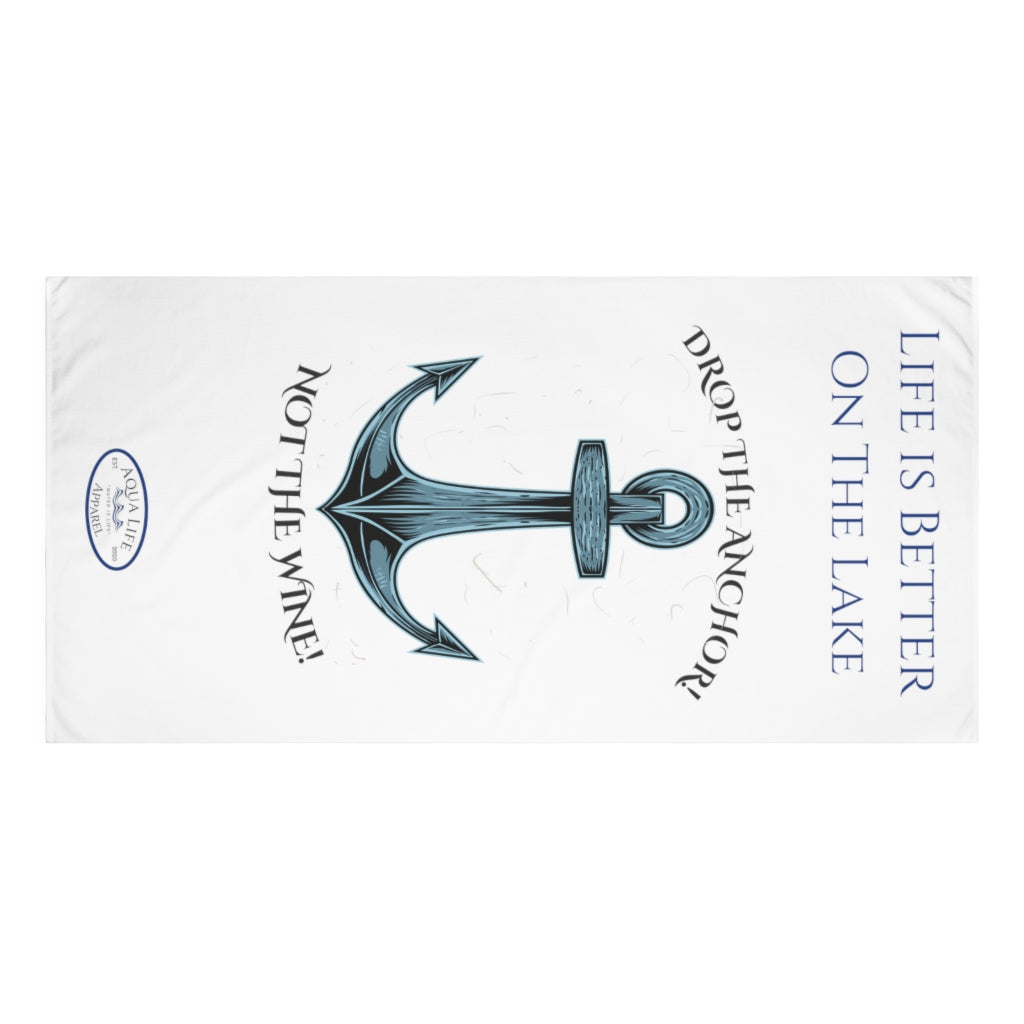 Life Is Better On The Lake ~ Beach Towel, 30x60