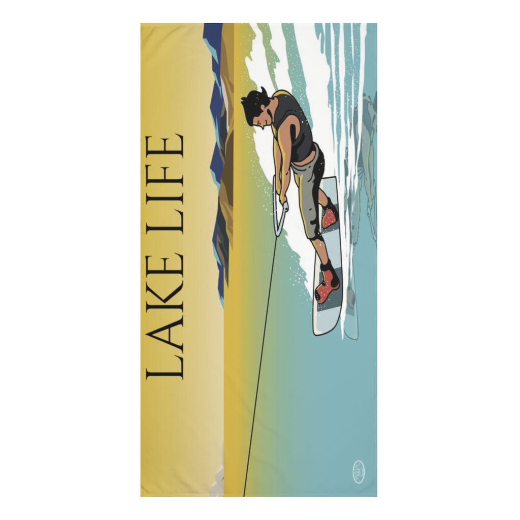 Lake Life ~ Beach Towel, 30x60