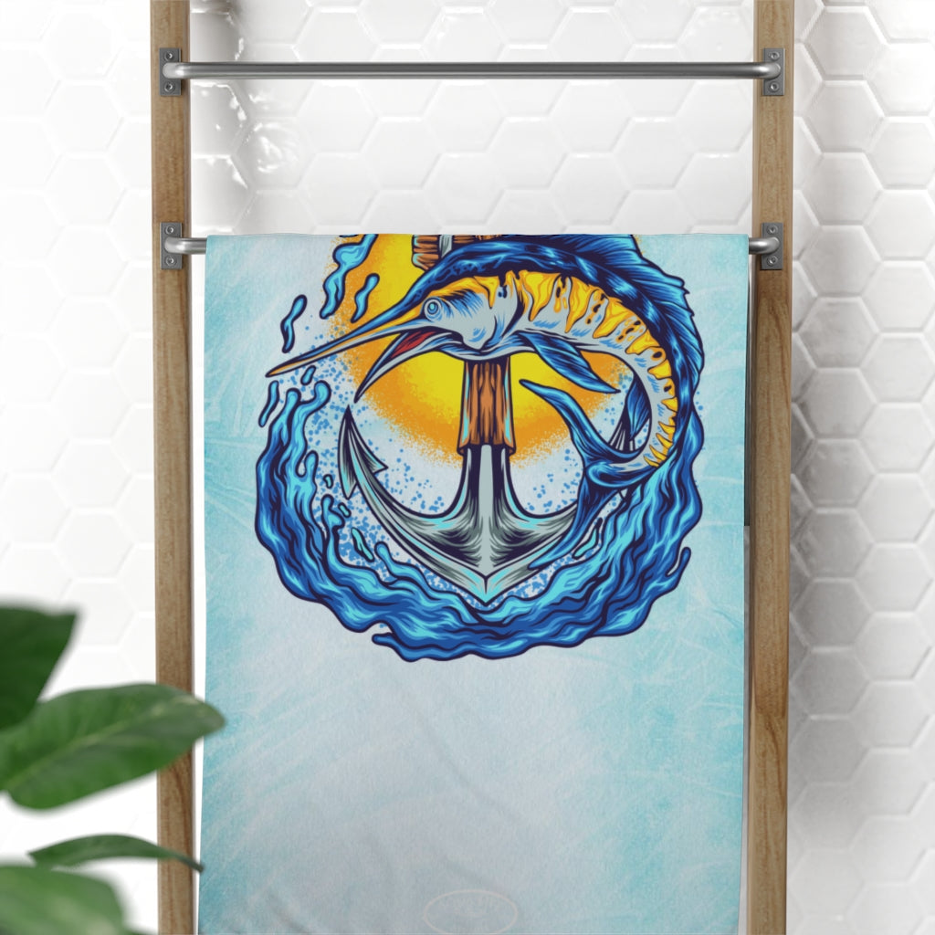 Aqua Life - Grand Marlin ~ Beach Towel, 30x60