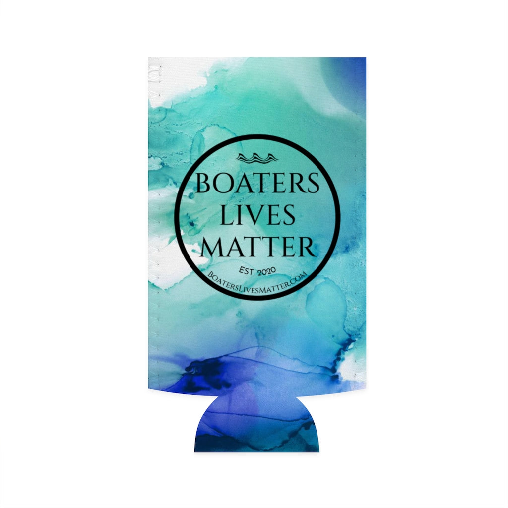 Boaters Lives Matter  with Seal ~ Slim Can Cooler