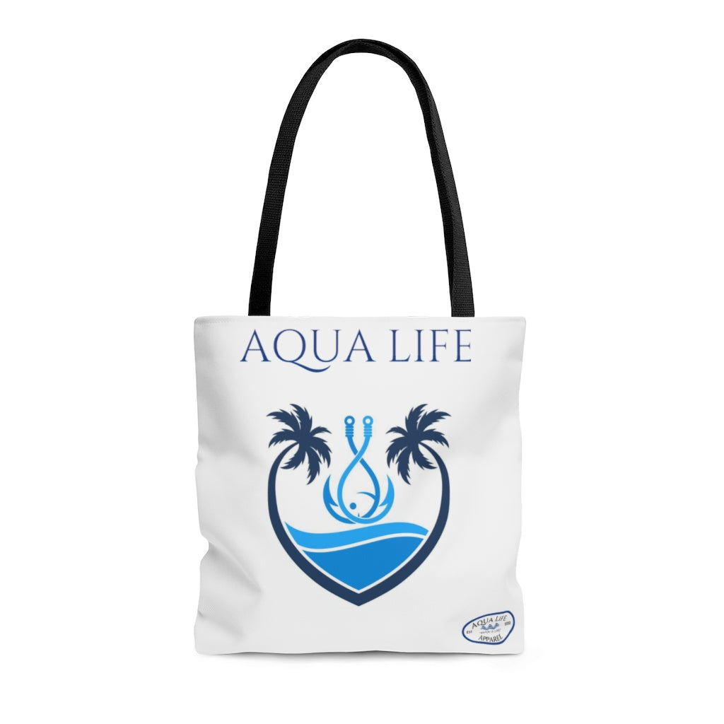 AQUA LIFE - Mermaid Tote Bag w/ hooks and palms