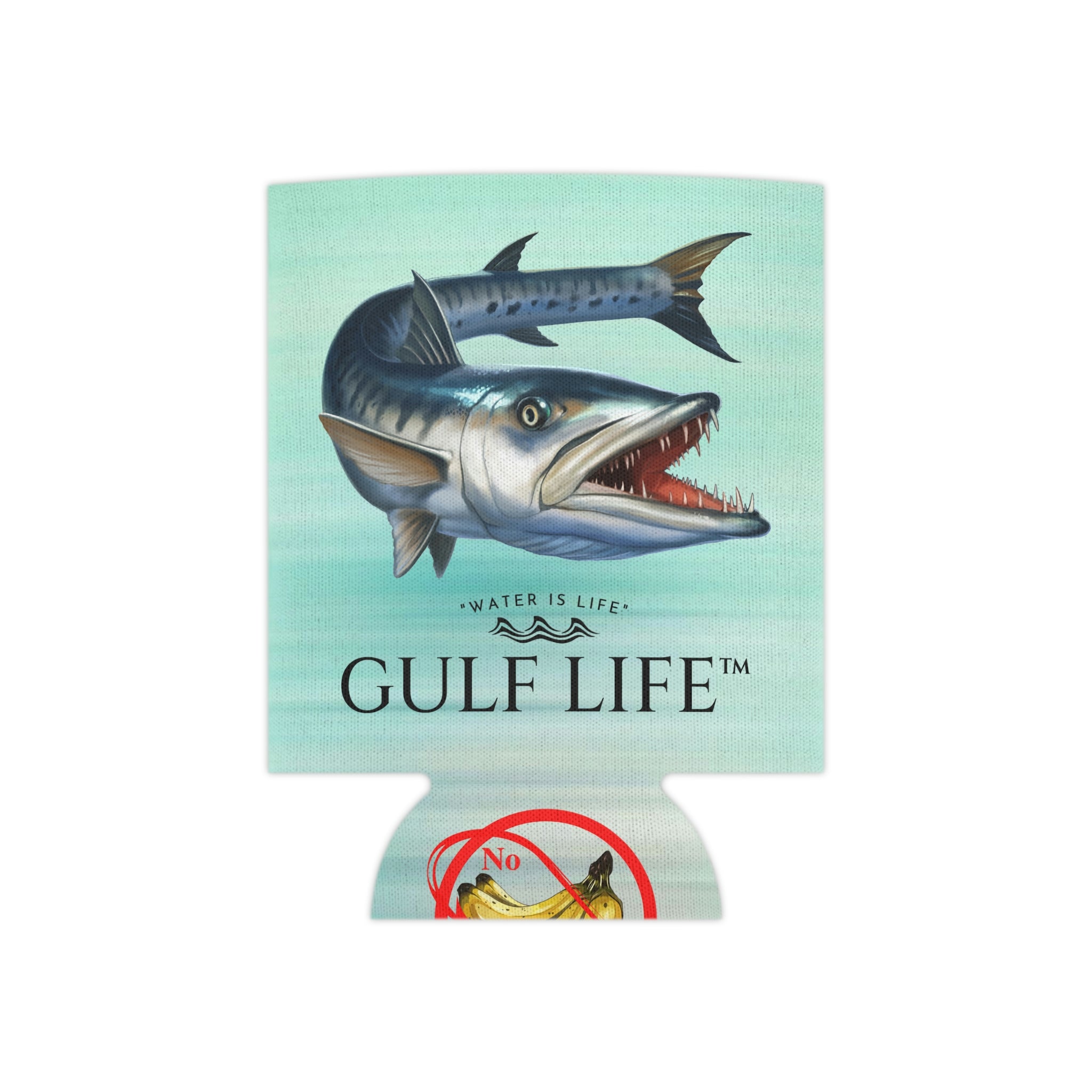 Gulf Life™ ~ Barracuda ~ Slim Can & Regular Size Koozie