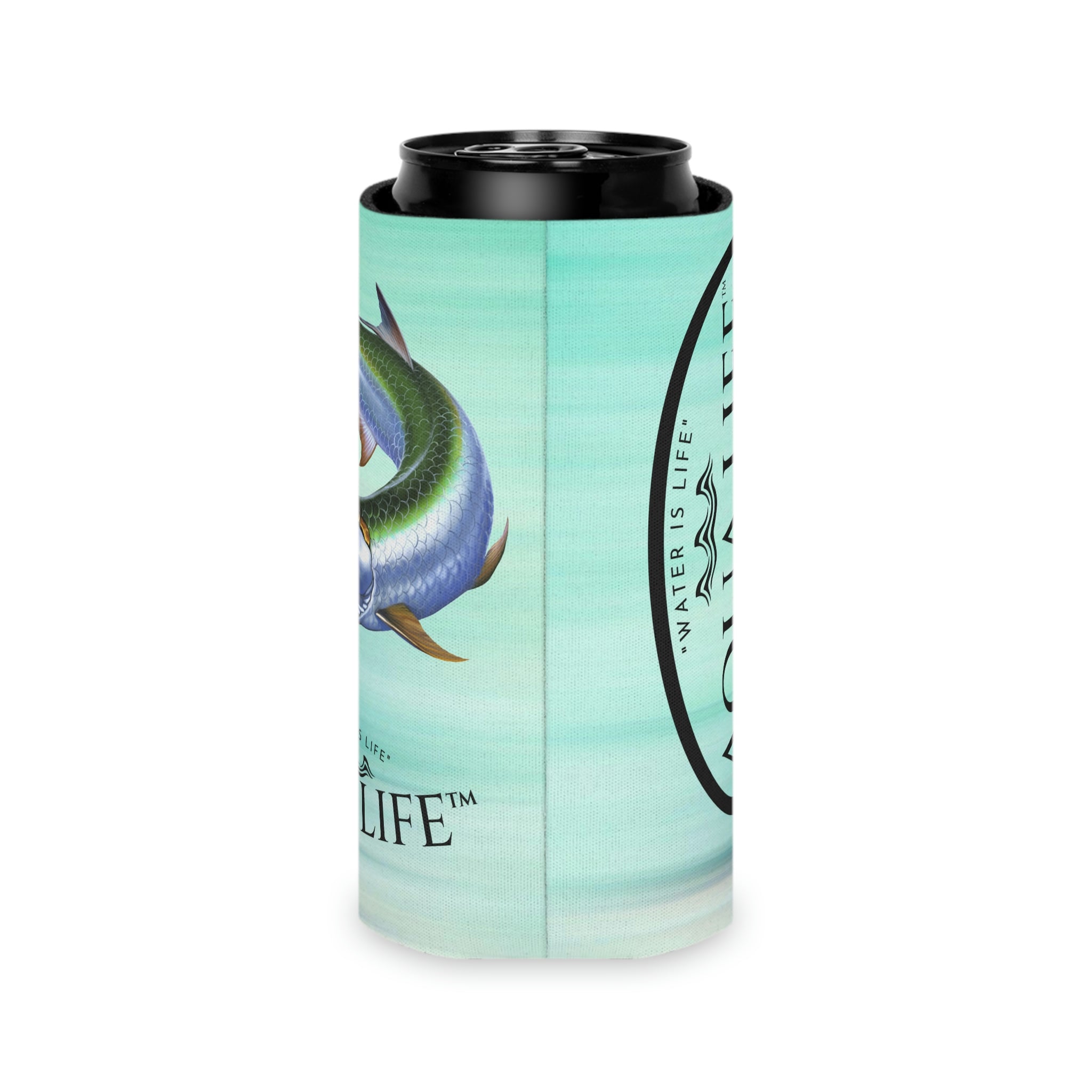 Gulf Life™ ~ Tarpon ~ Slim Can & Regular Size Koozie