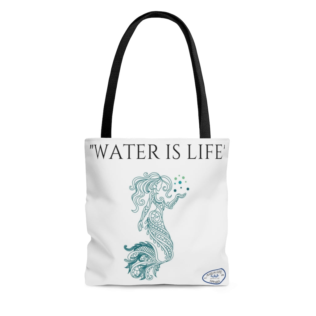 "Water Is Life" ~ Mermaid Tote Bag