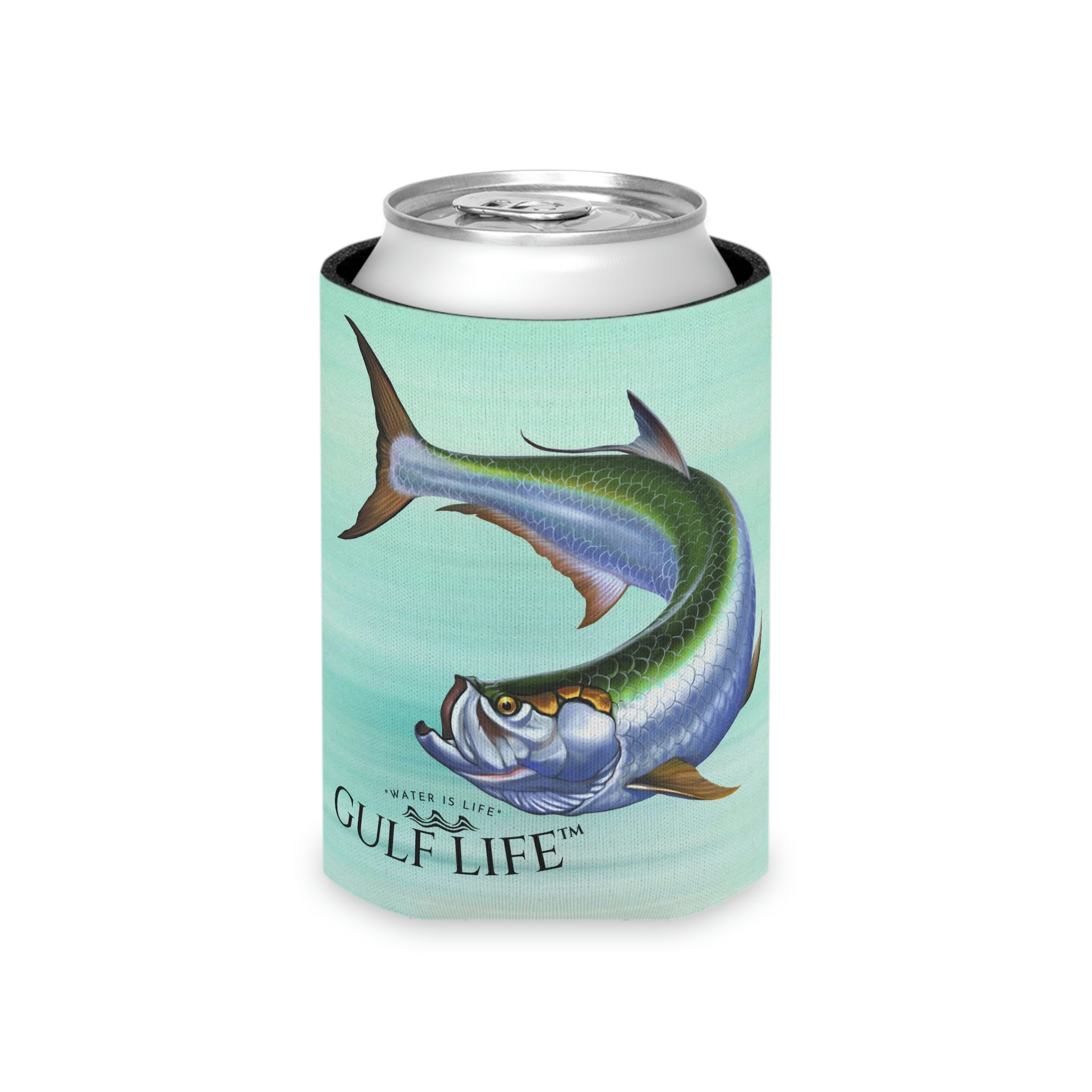 Gulf Life™ ~ Tarpon ~ Slim Can & Regular Size Koozie