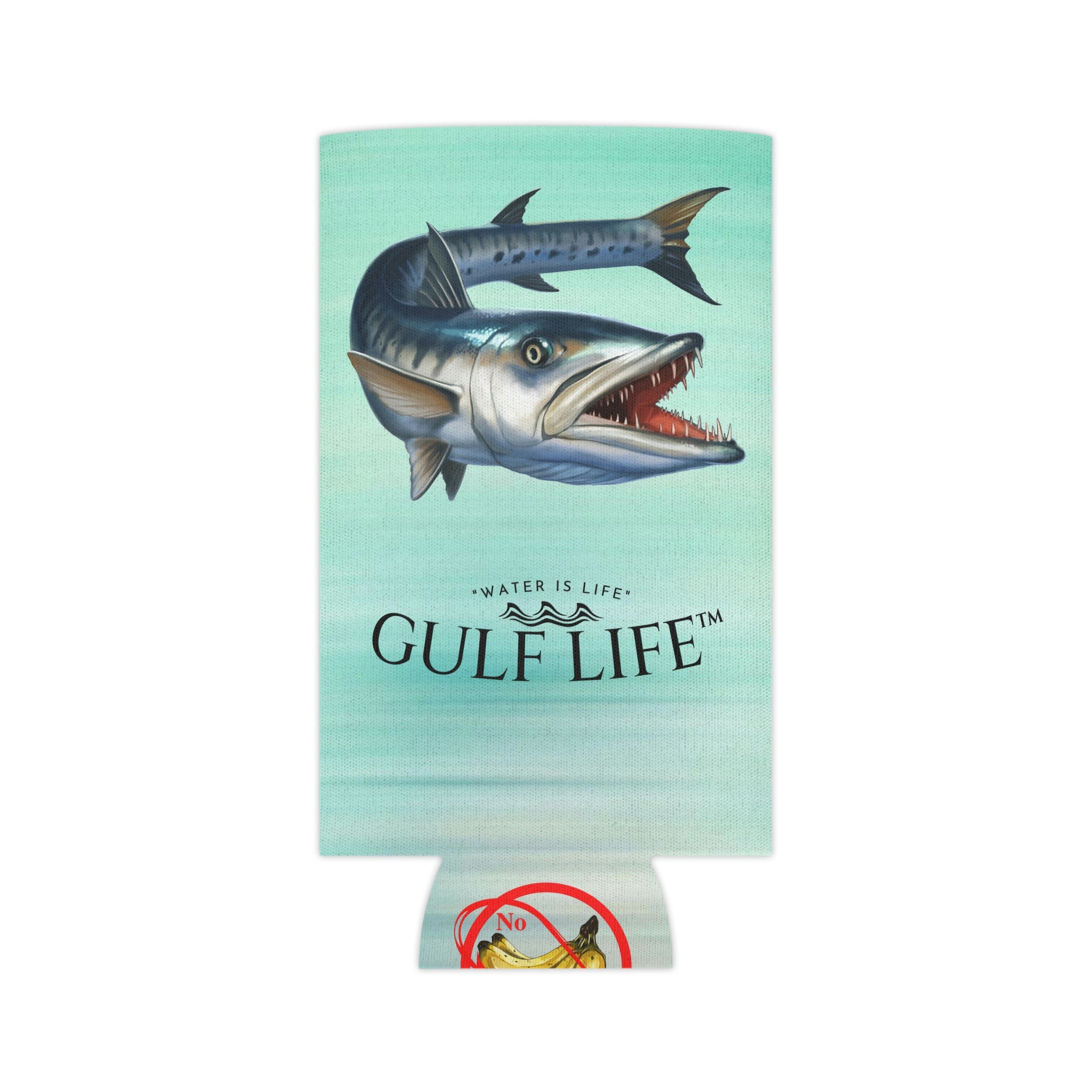 Gulf Life™ ~ Barracuda ~ Slim Can & Regular Size Koozie