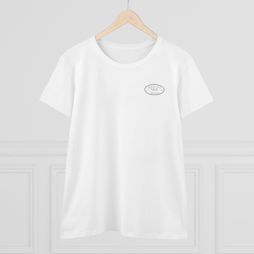 Women's Midweight Cotton Tee - Beach Tee