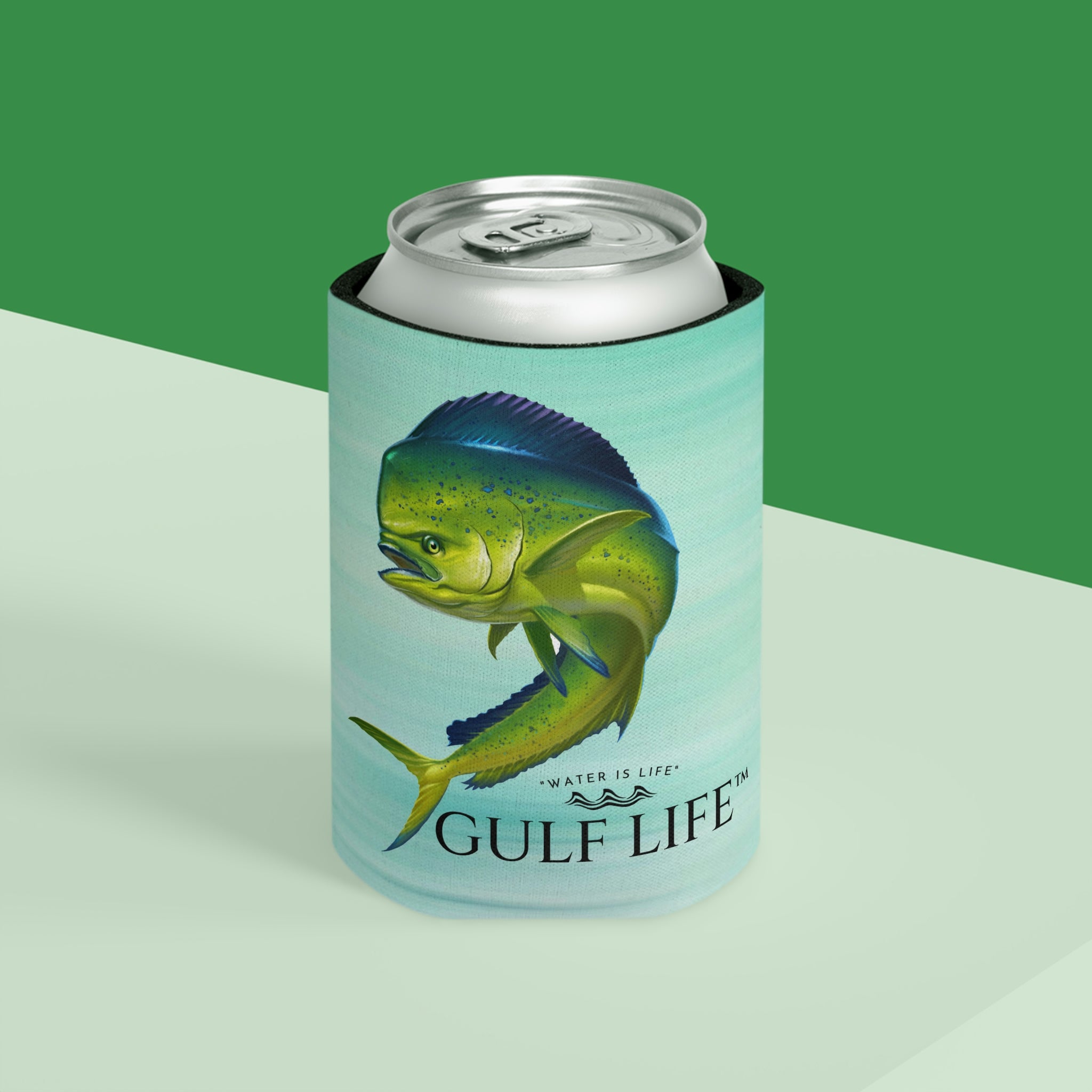 Gulf Life™ ~ Mahi ~ Slim Can & Regular Size Koozie