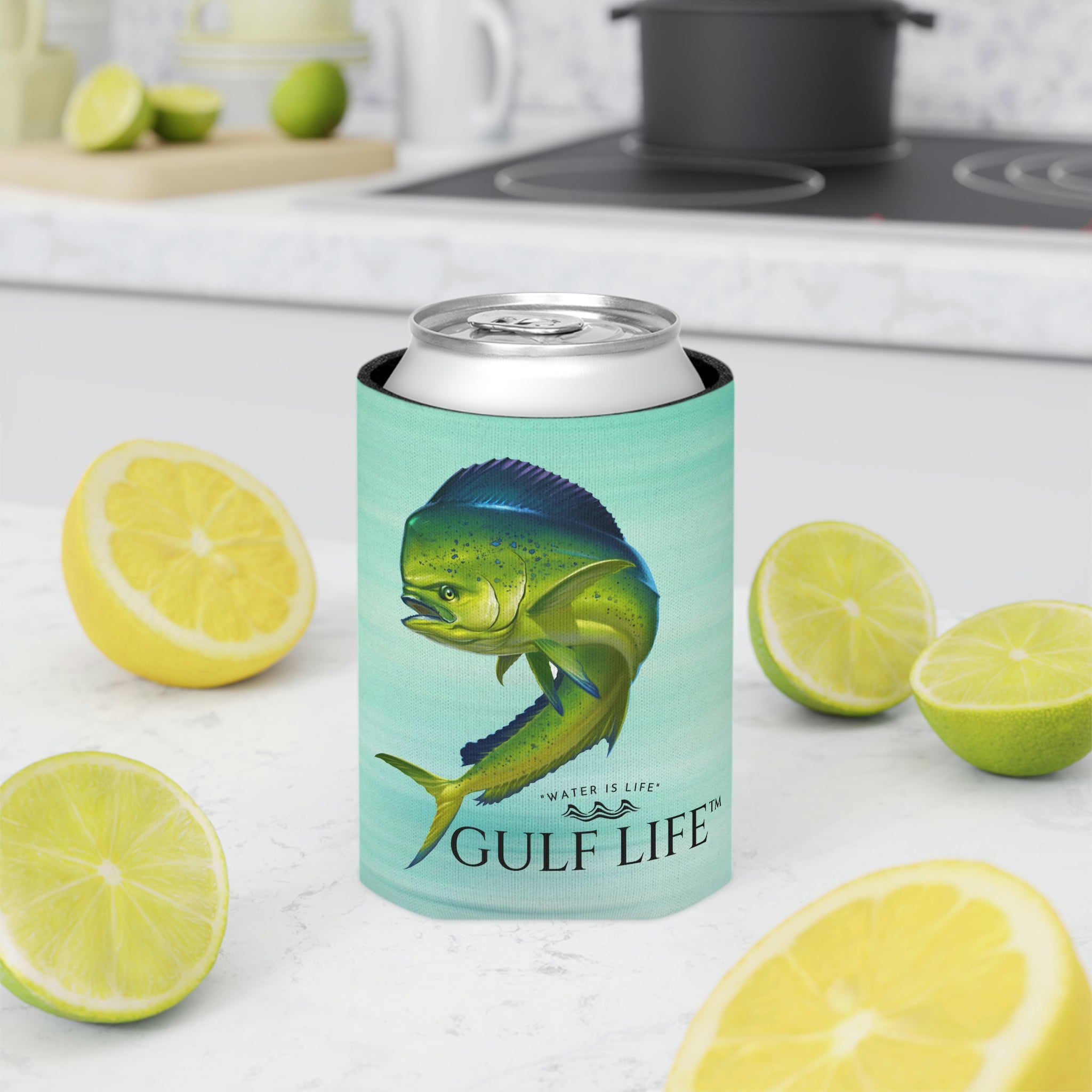 Gulf Life™ ~ Mahi ~ Slim Can & Regular Size Koozie