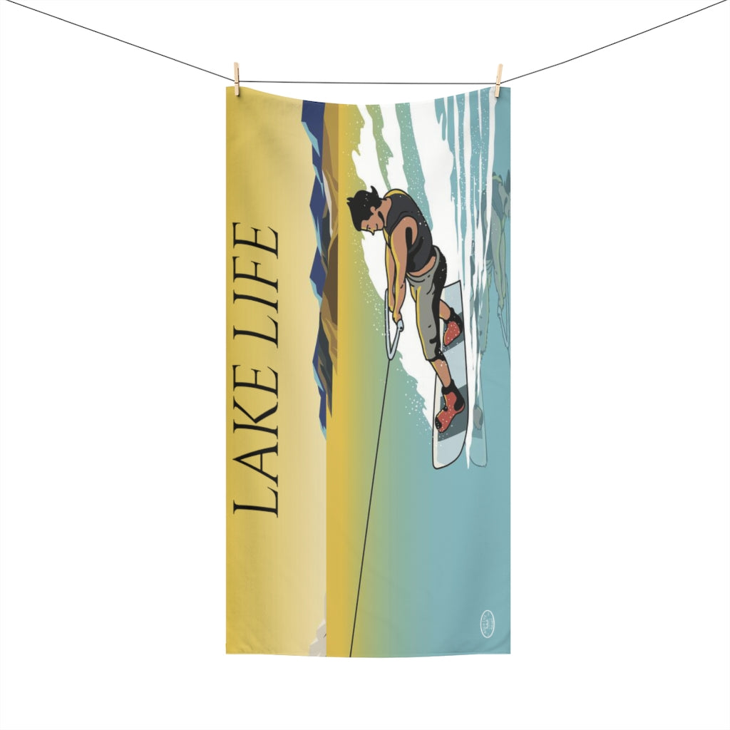 Lake Life ~ Beach Towel, 30x60