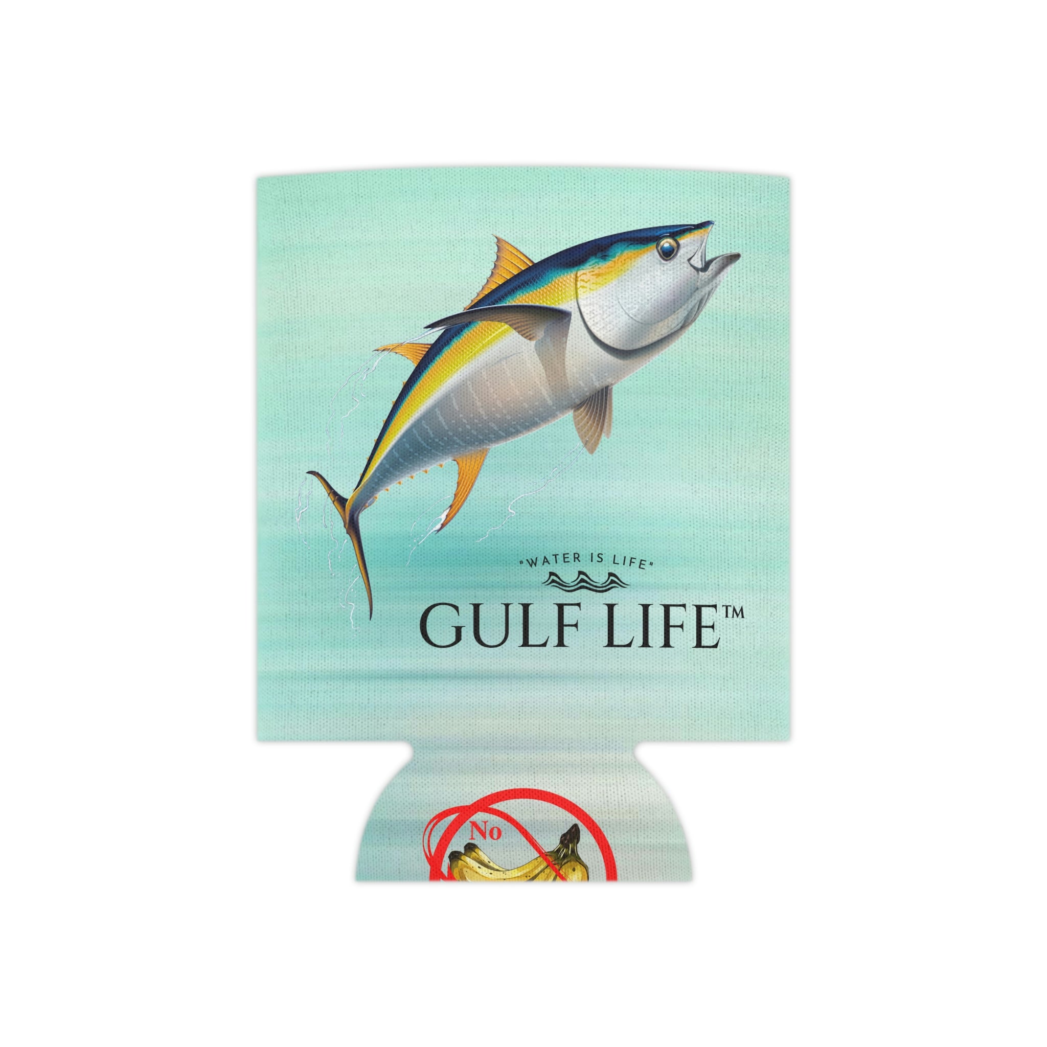 Gulf Life™ ~ Yellowfin Tuna ~ Slim Can & Regular Size Koozie