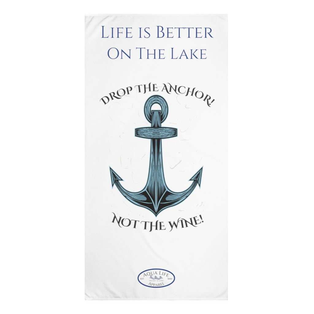 Life Is Better On The Lake ~ Beach Towel, 30x60