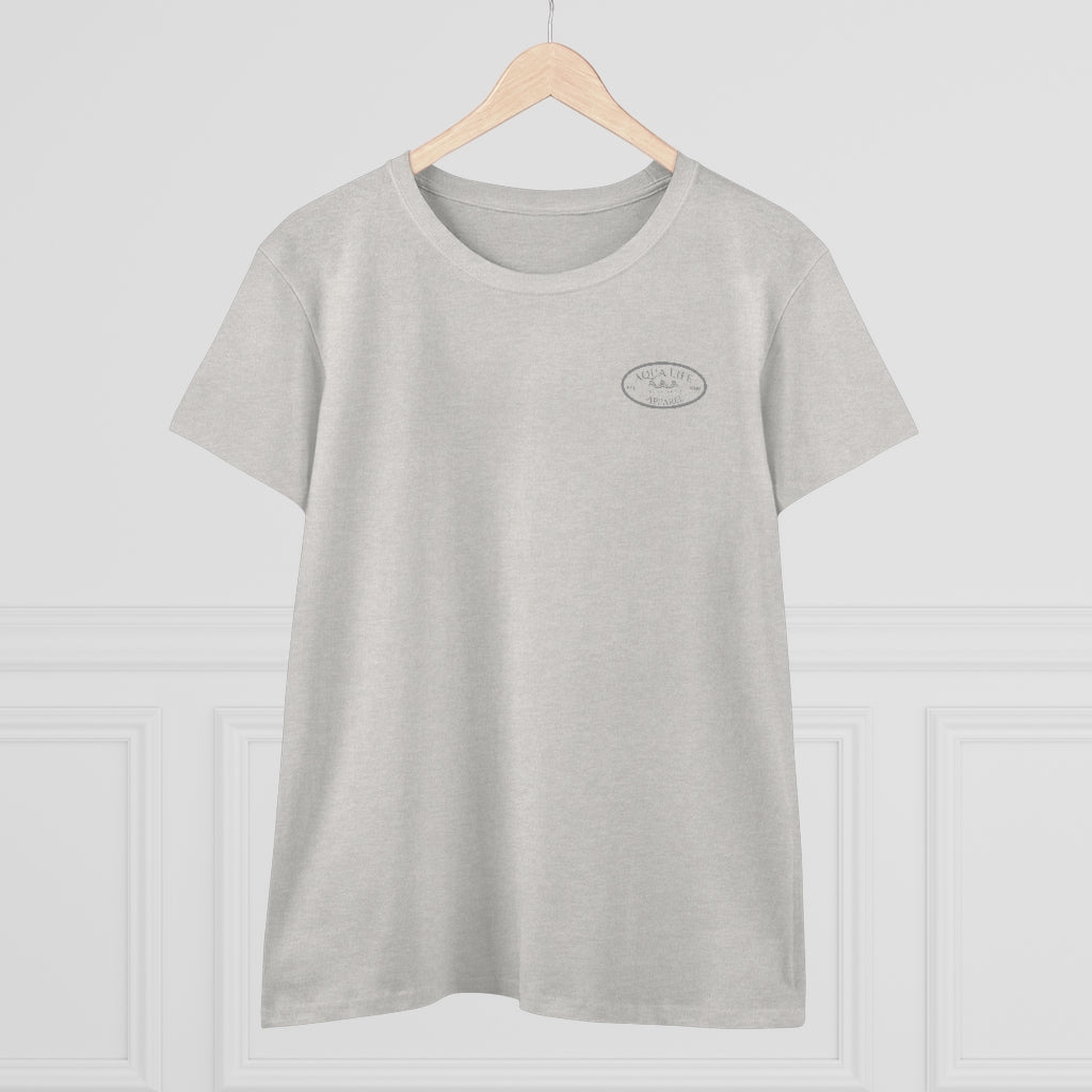 Women's Midweight Cotton Tee - Beach Tee