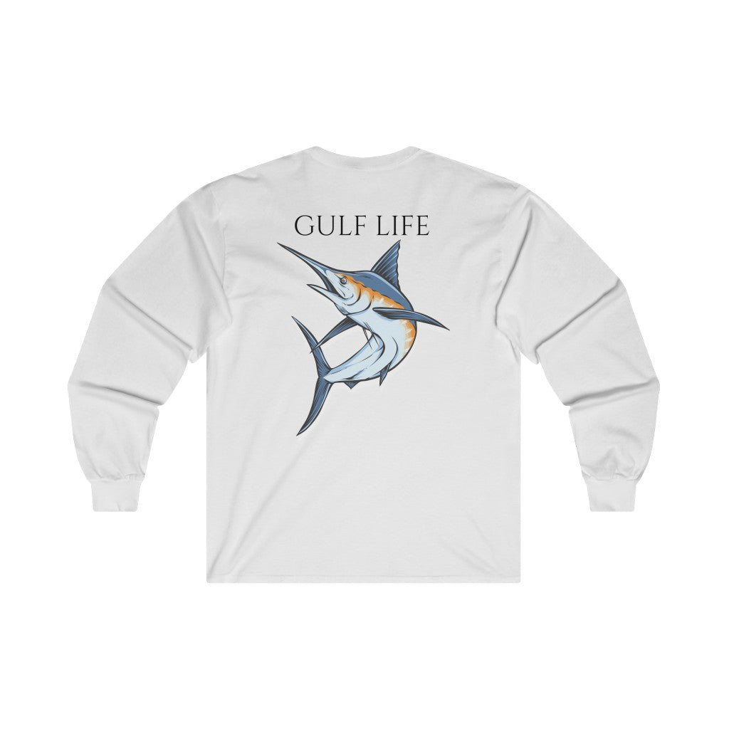 Marlin ~ Men's Ultra Cotton Long Sleeve Tee - Gulf Life