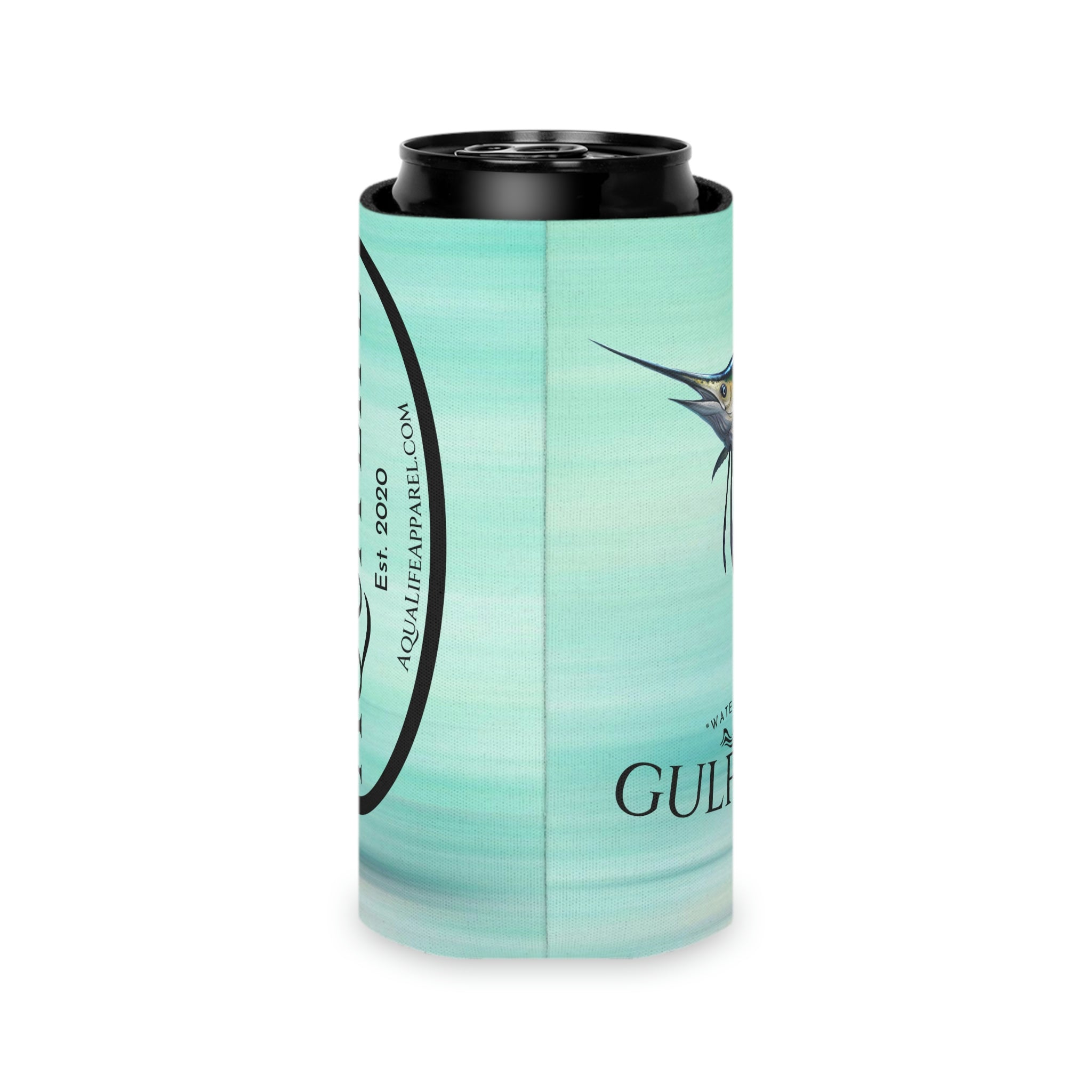 Gulf Life™ ~ Atlantic Sailfish ~ Slim Can & Regular Size Koozie