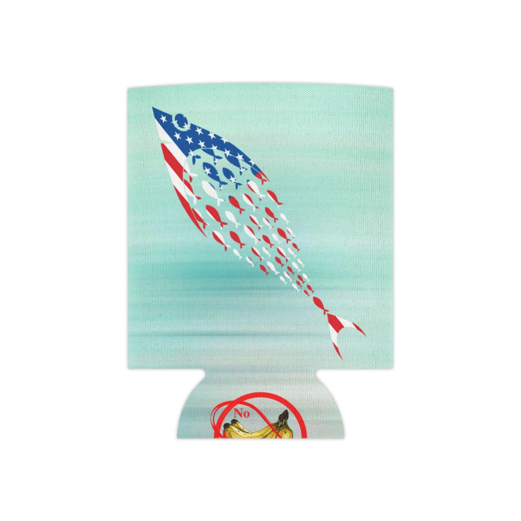 Aqua Life™ ~ Patriotic Series ~ USA Tuna Flag ~ Slim Can Koozie