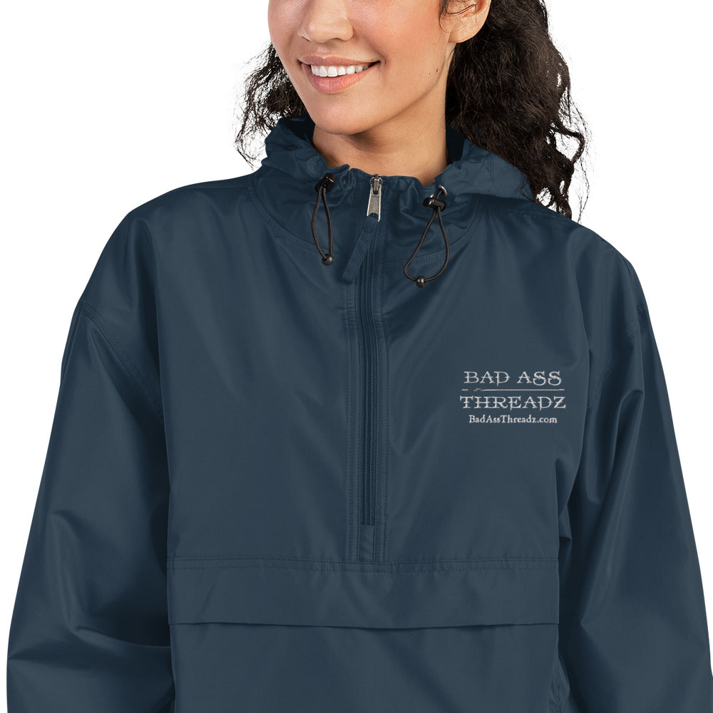 Bad Ass Threadz ~ Embroidered Champion Packable Jacket