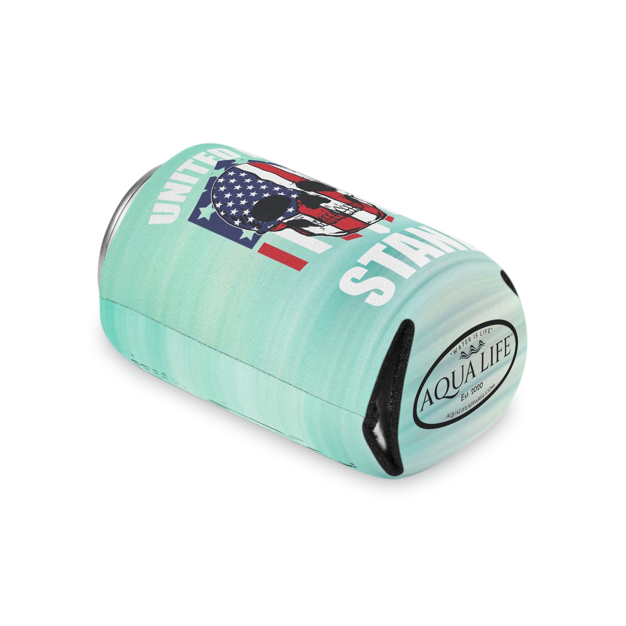 Aqua Life™ ~ Patriotic Series ~ United We Stand ~ USA Marlin ~ Slim & Regular Can Koozie