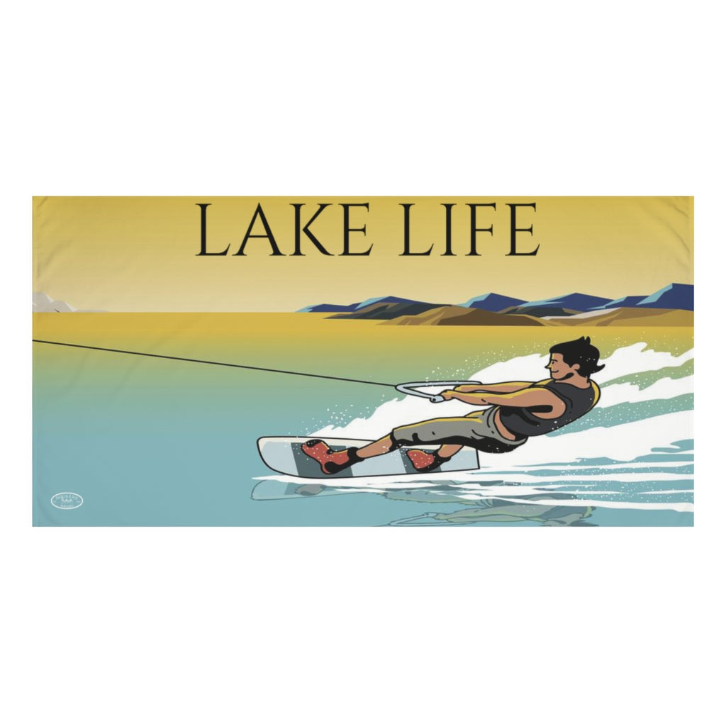 Lake Life ~ Beach Towel, 30x60