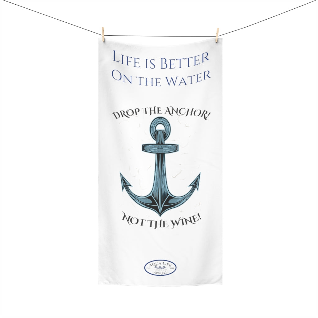 Life Is Better On The Water ~ Beach Towel, 30x60